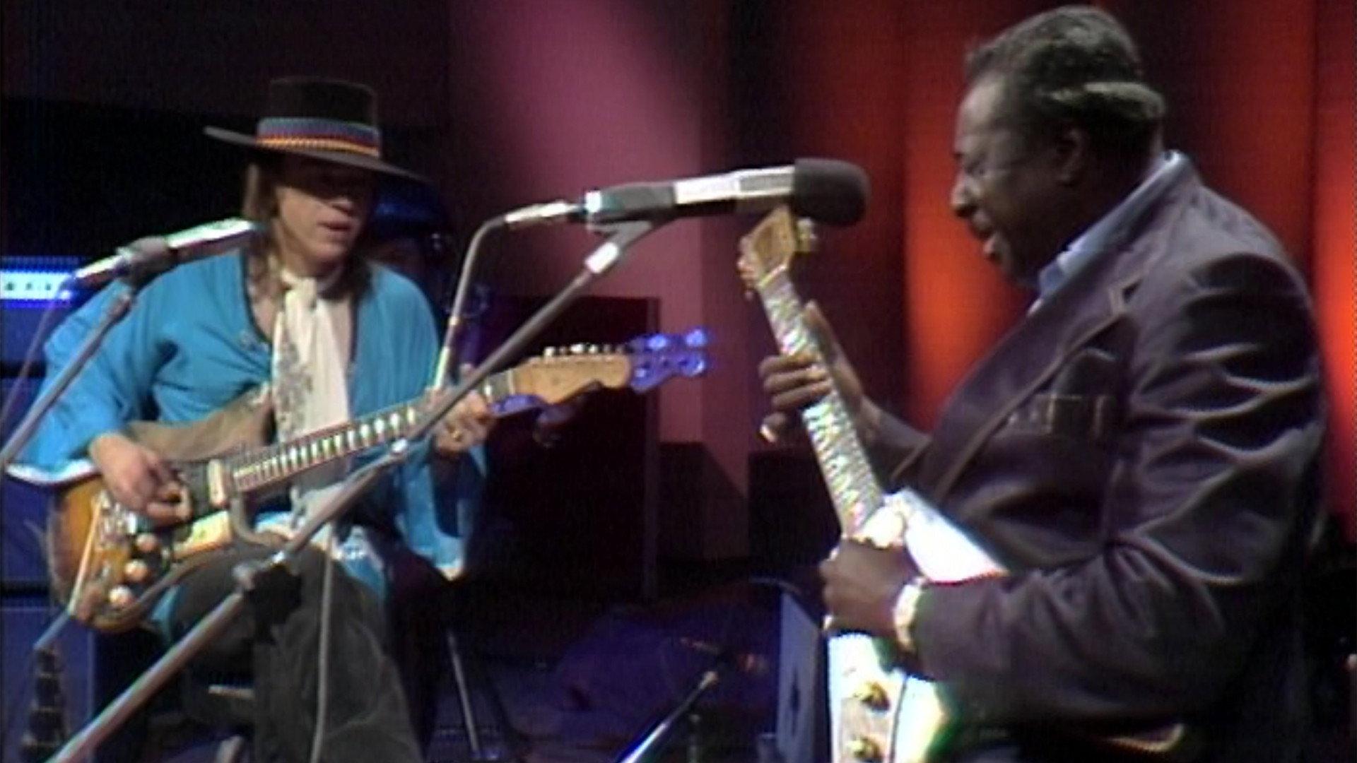 Albert King with Stevie Ray Vaughan - In Session 1983 movie scene