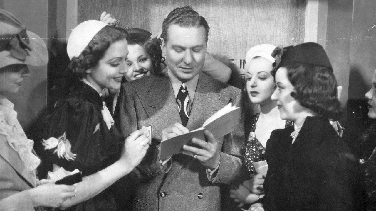 Harris in the Spring 1937 movie scene