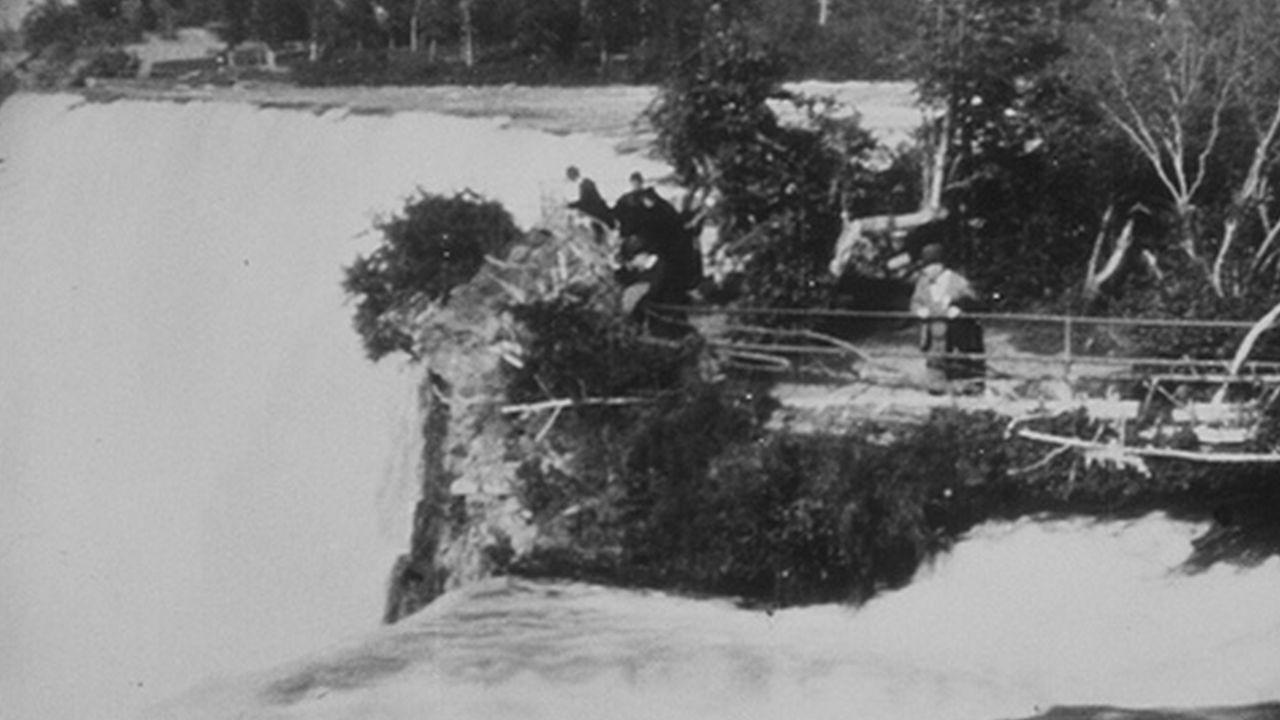 Niagara Falls 1896 movie scene