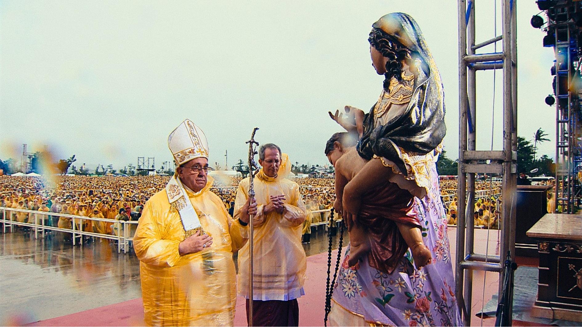 Pray for me: Pope Francis' story 2025 movie scene