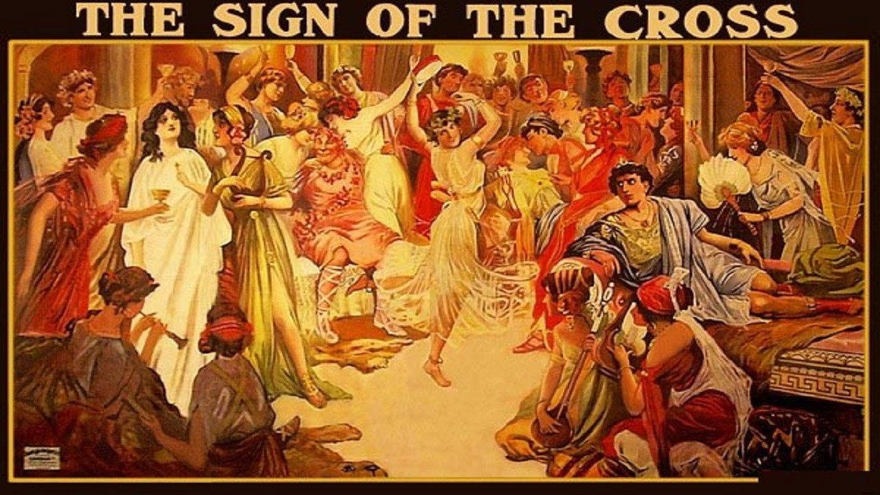 The Sign of the Cross 1914 movie scene