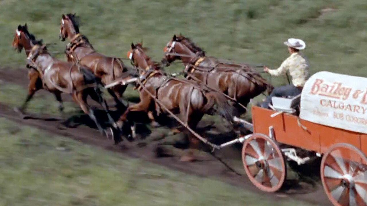 Chuckwagon 1964 movie scene