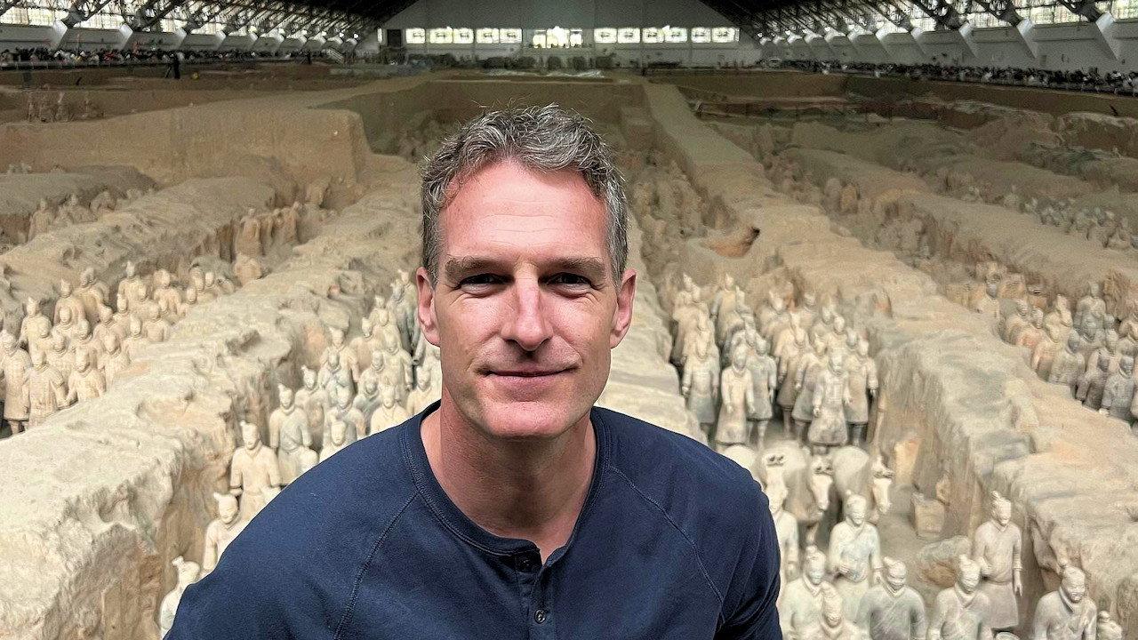 The Terracotta Army with Dan Snow 2024 movie scene