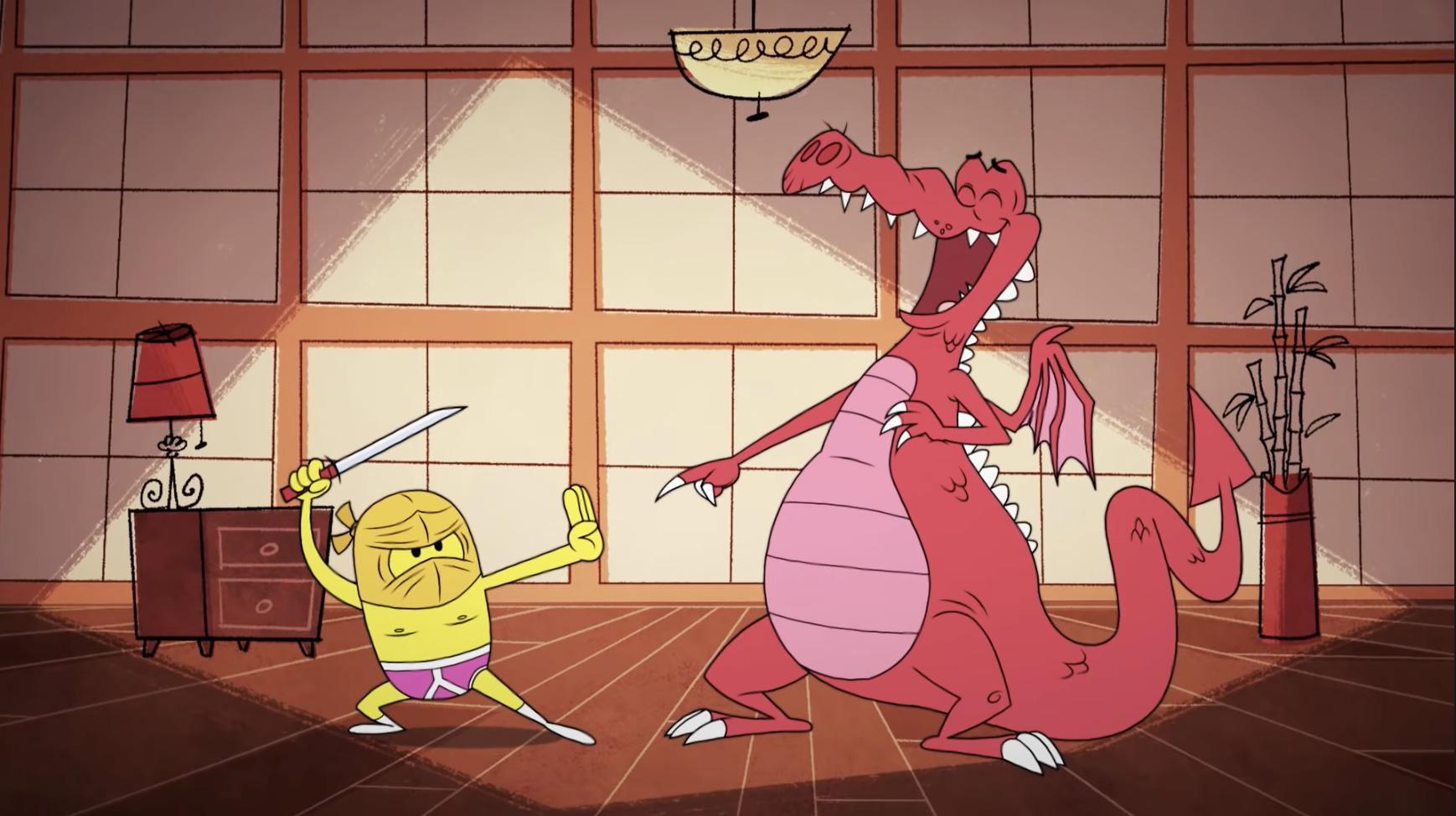 A Day in the Life of a Golden Ninja 2021 movie scene