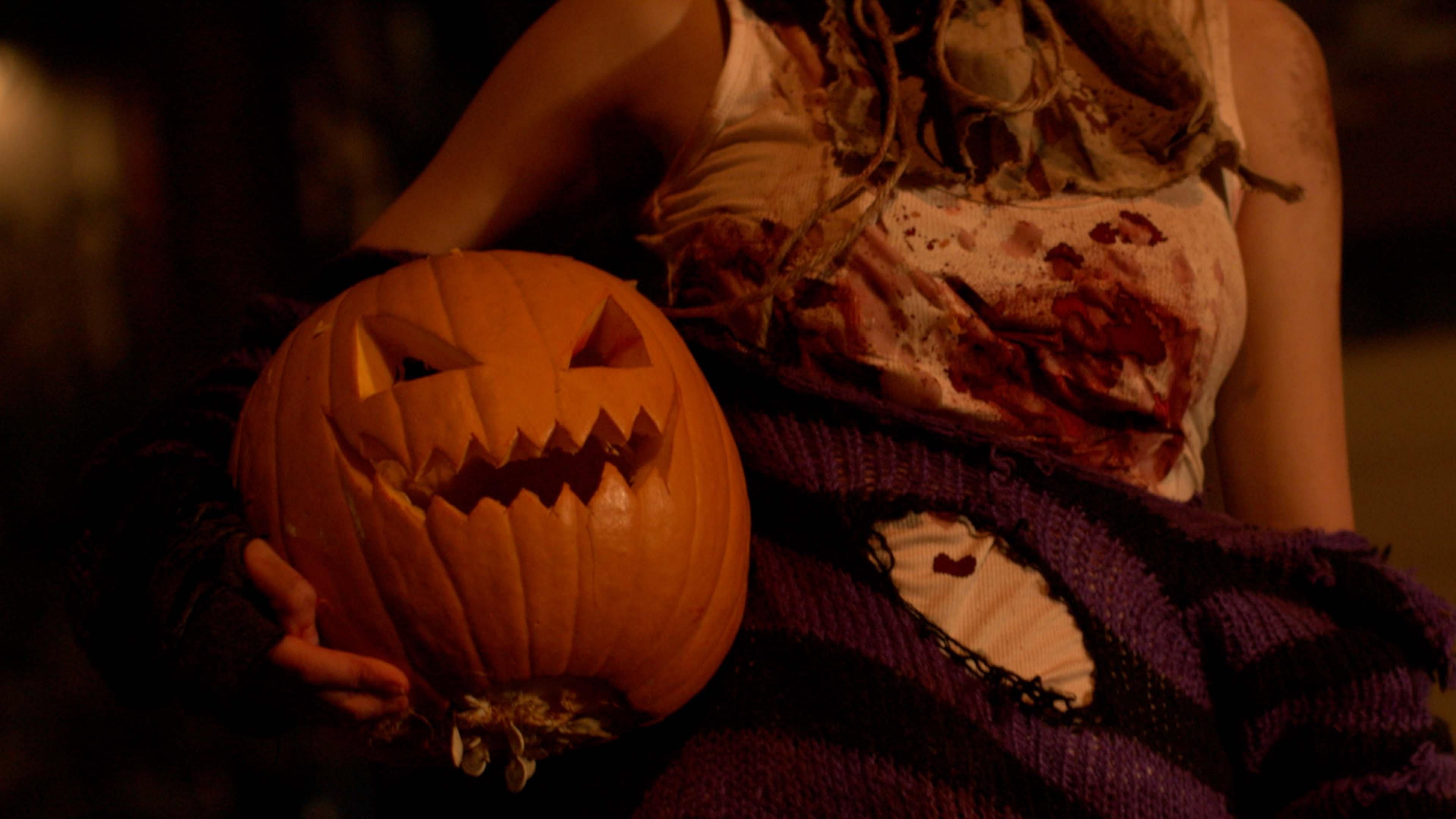 Pumpkin Guts: Devil's Night 2024 movie scene