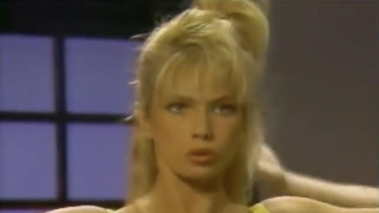 Warm Up with Traci Lords 1990 movie scene