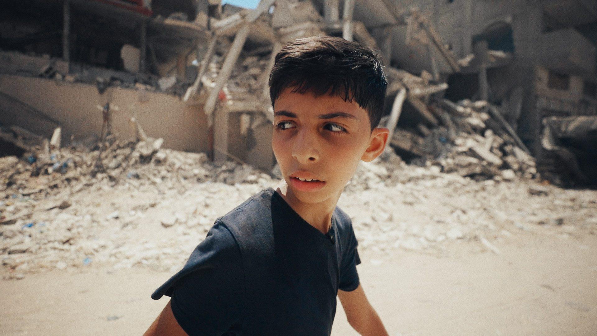 Gaza: How to Survive a Warzone 2025 movie scene