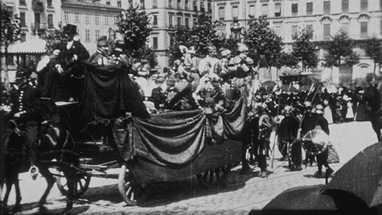 Cavalcade (guerriers romains et abyssins) 1896 movie scene
