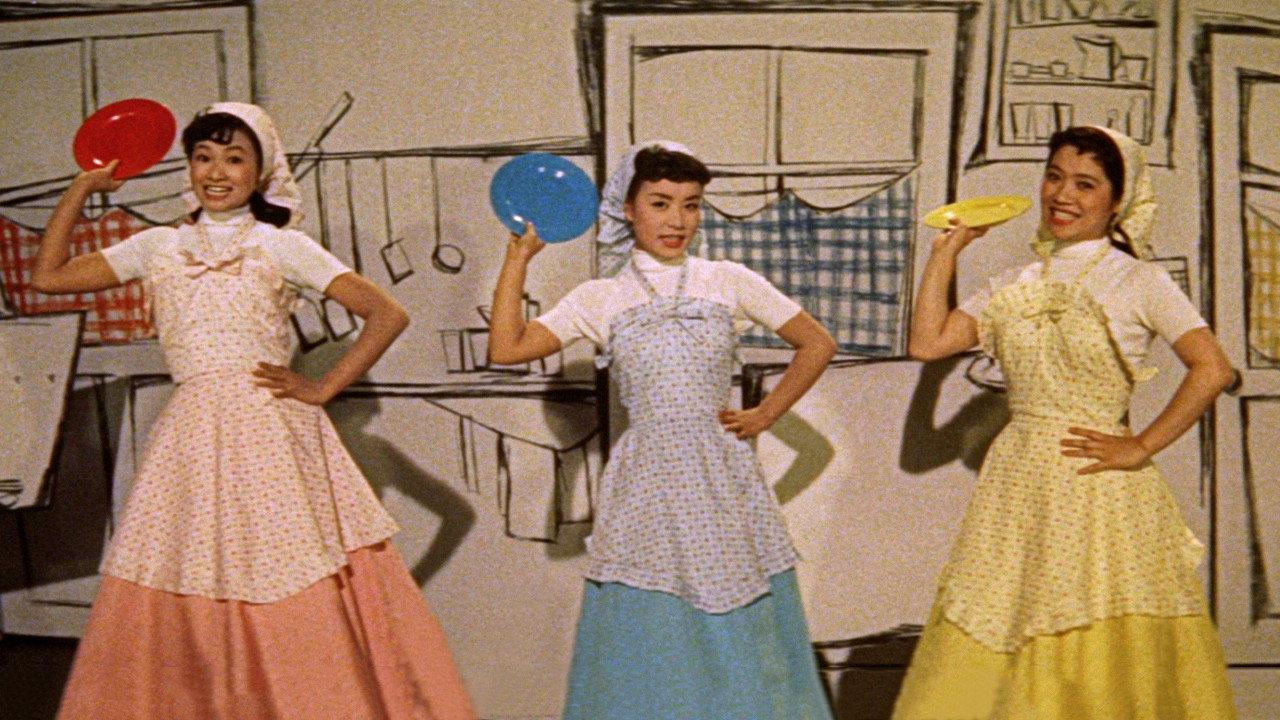 On Wings of Love 1957 movie scene