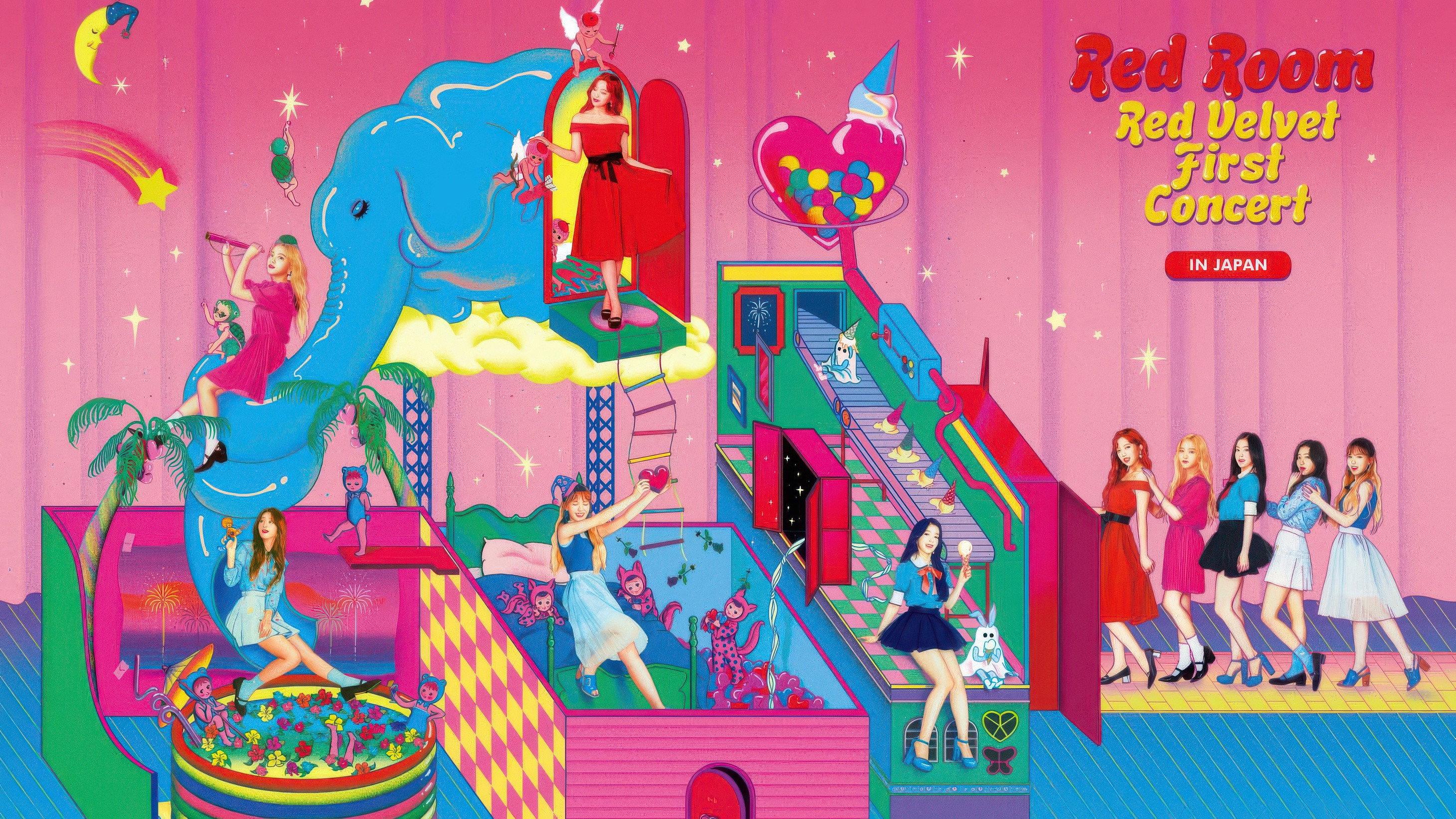 Red Velvet 1st Concert “Red Room” in JAPAN 2018 movie scene