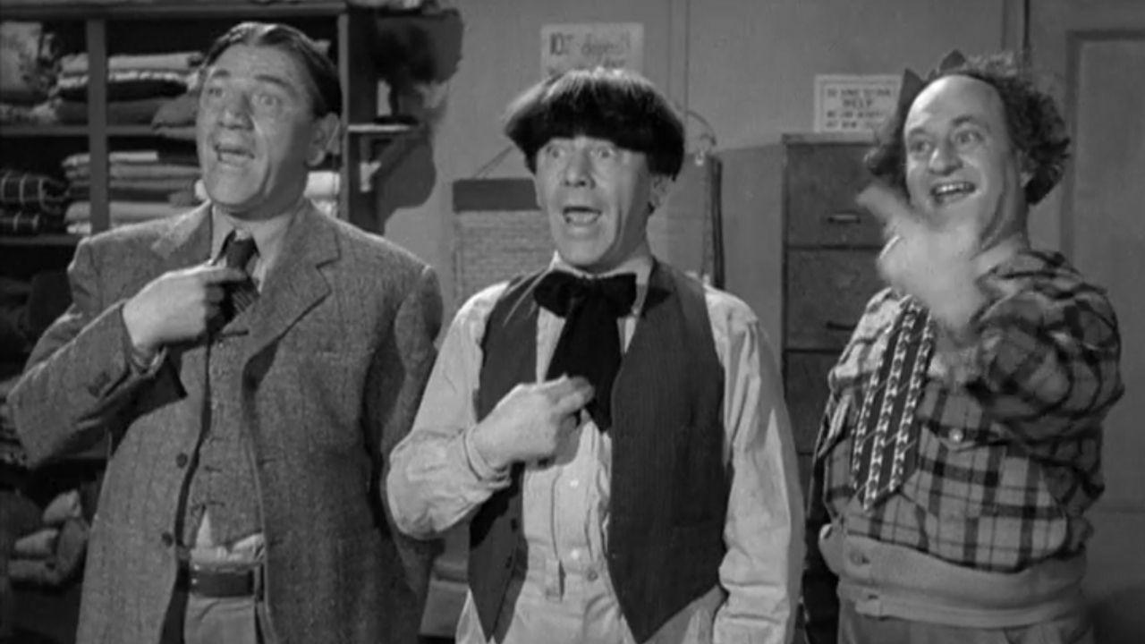 Hugs and Mugs 1950 movie scene