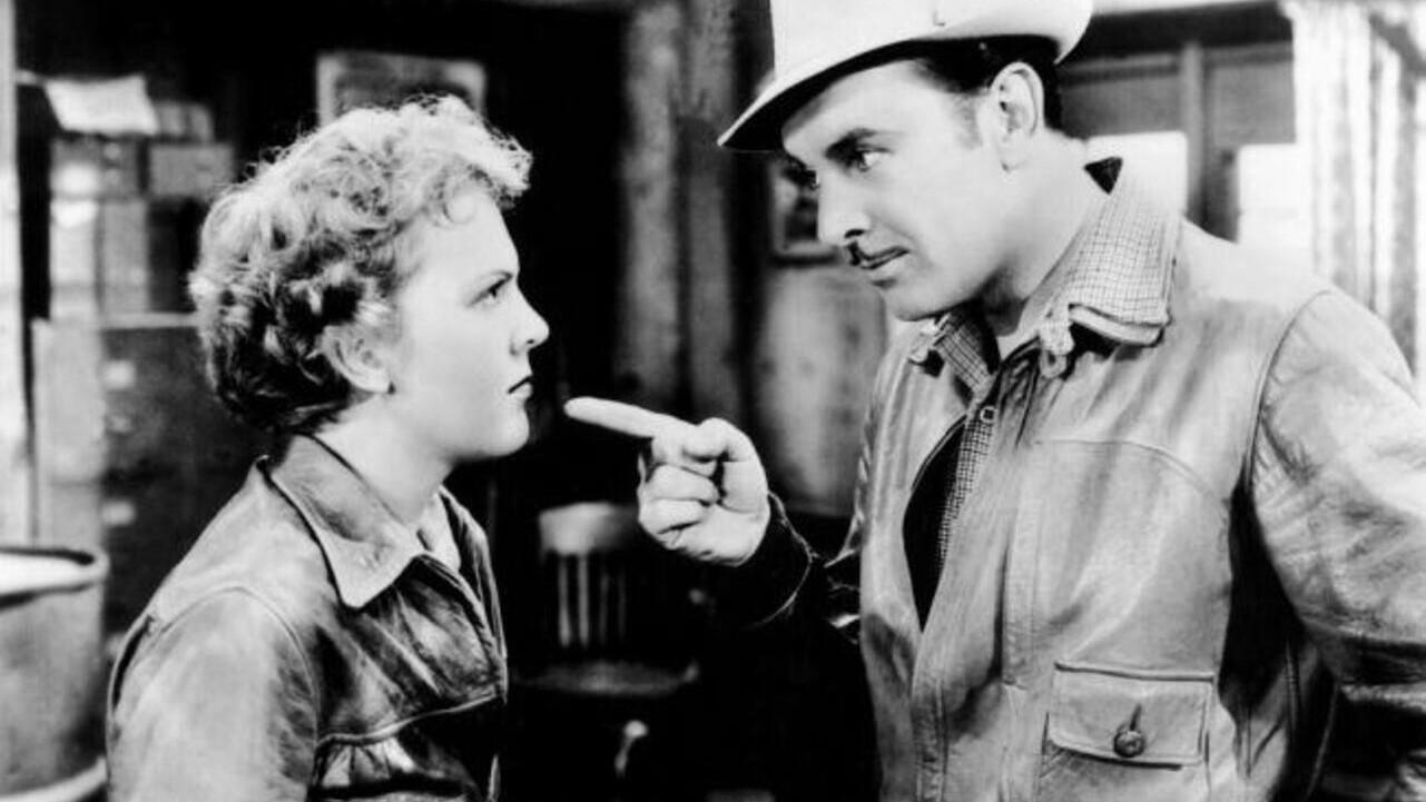 God's Country and the Woman 1937 movie scene
