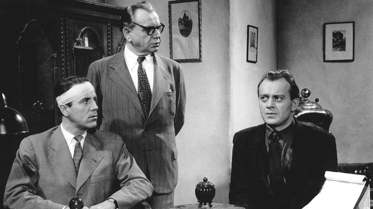 A Dead Man among the Living 1947 movie scene