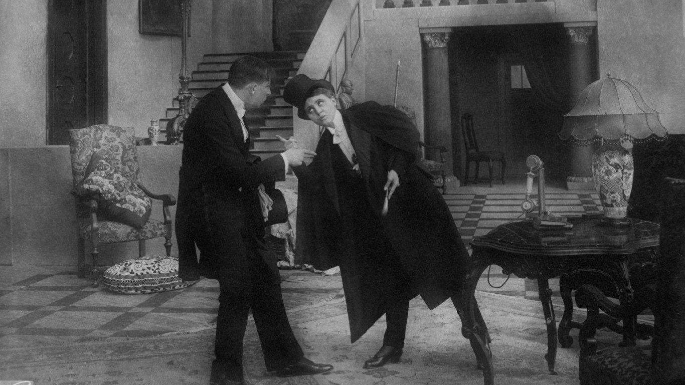 I Don't Want to Be a Man 1918 movie scene