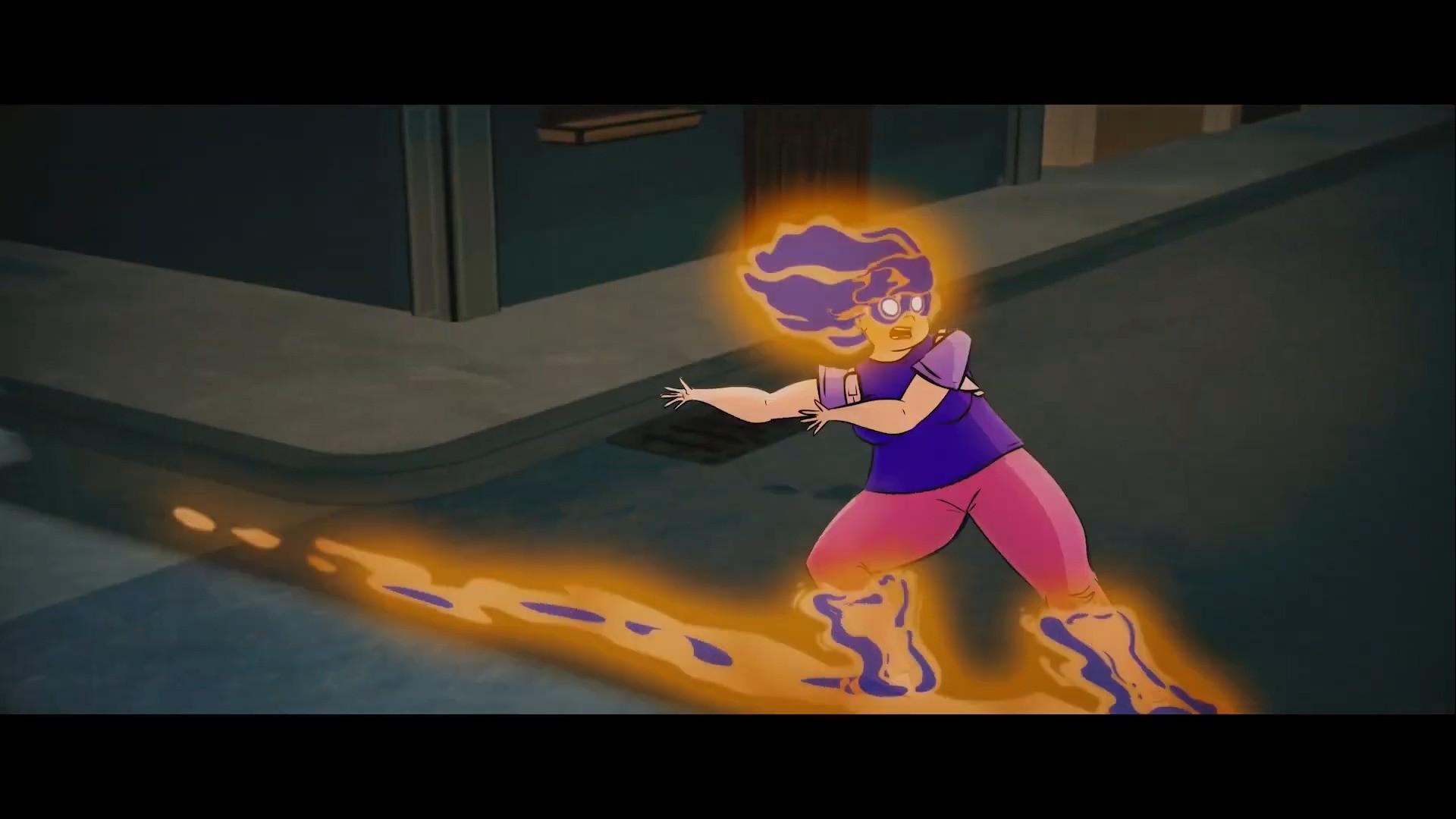 Supergal 2022 movie scene
