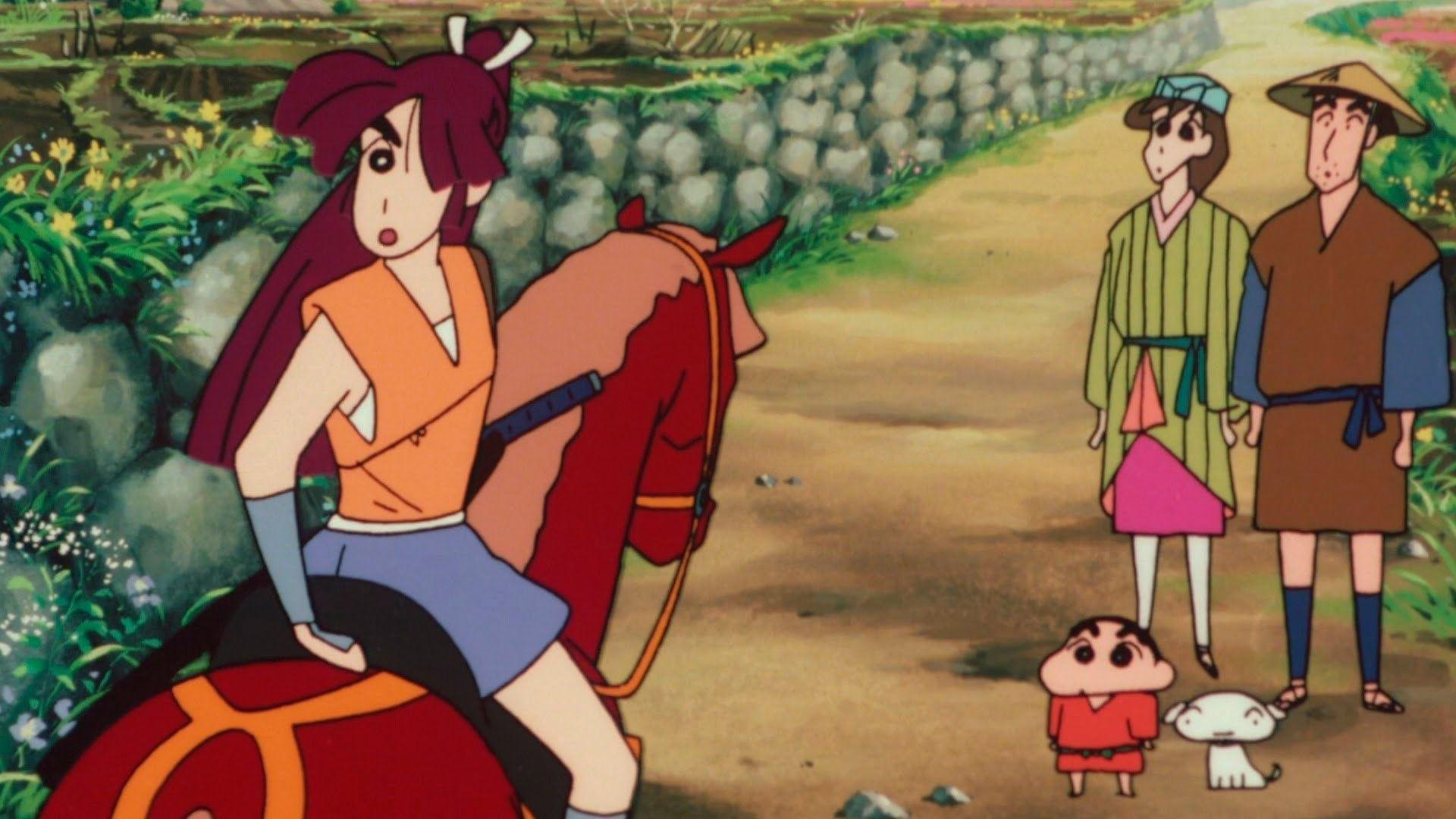 Crayon Shin-chan: Unkokusai's Ambition 1995 movie scene