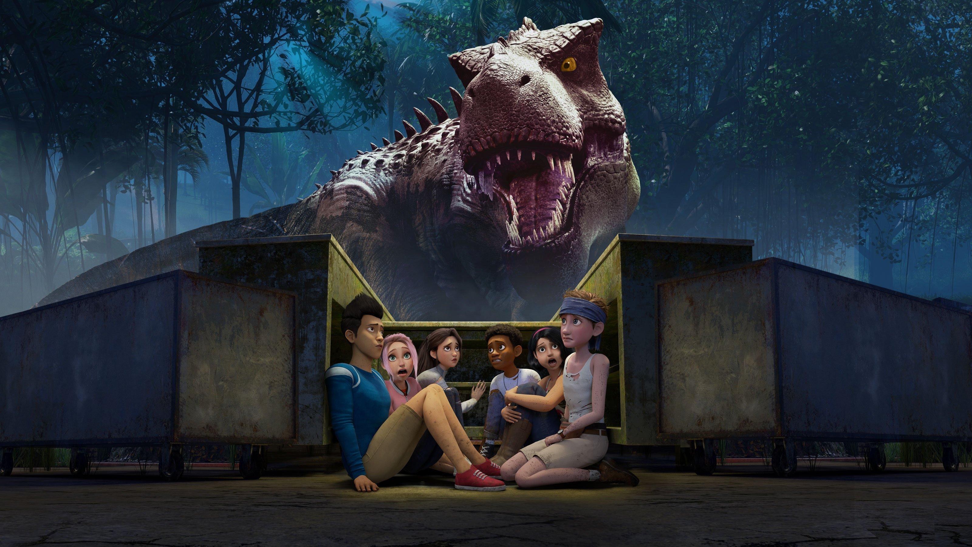 Jurassic World Camp Cretaceous: Hidden Adventure 2022 movie scene