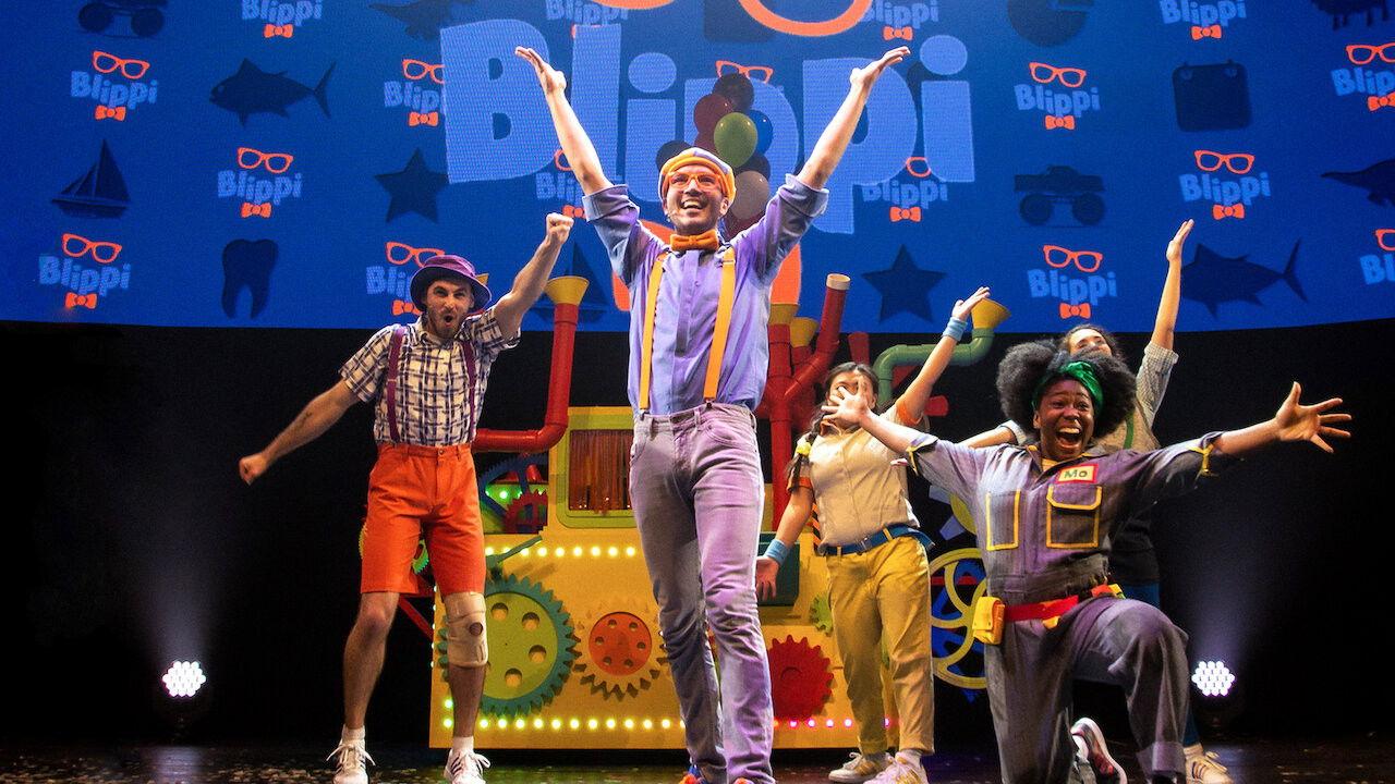 Blippi: The Musical 2022 movie scene