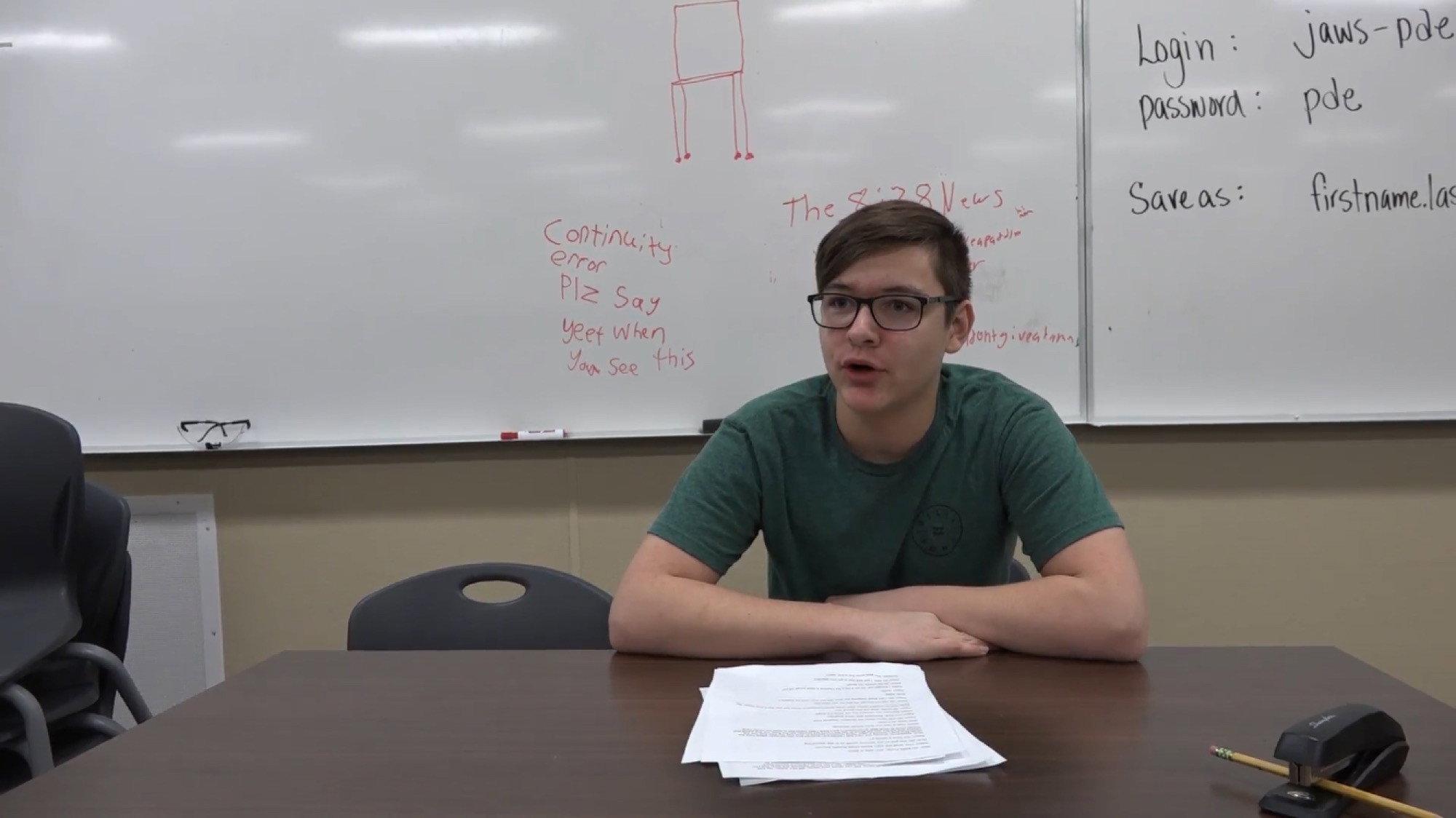 The 8:37 News 2019 movie scene