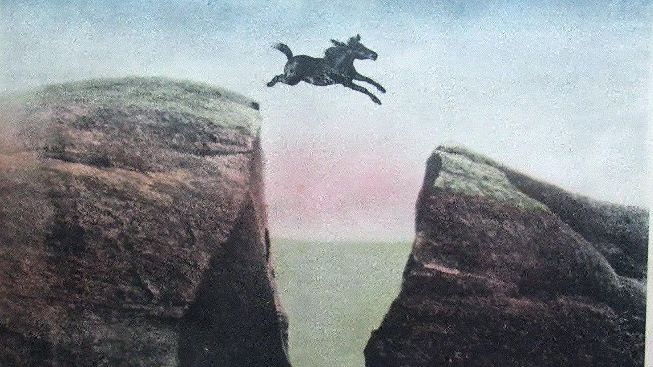 The King of the Wild Horses 1924 movie scene