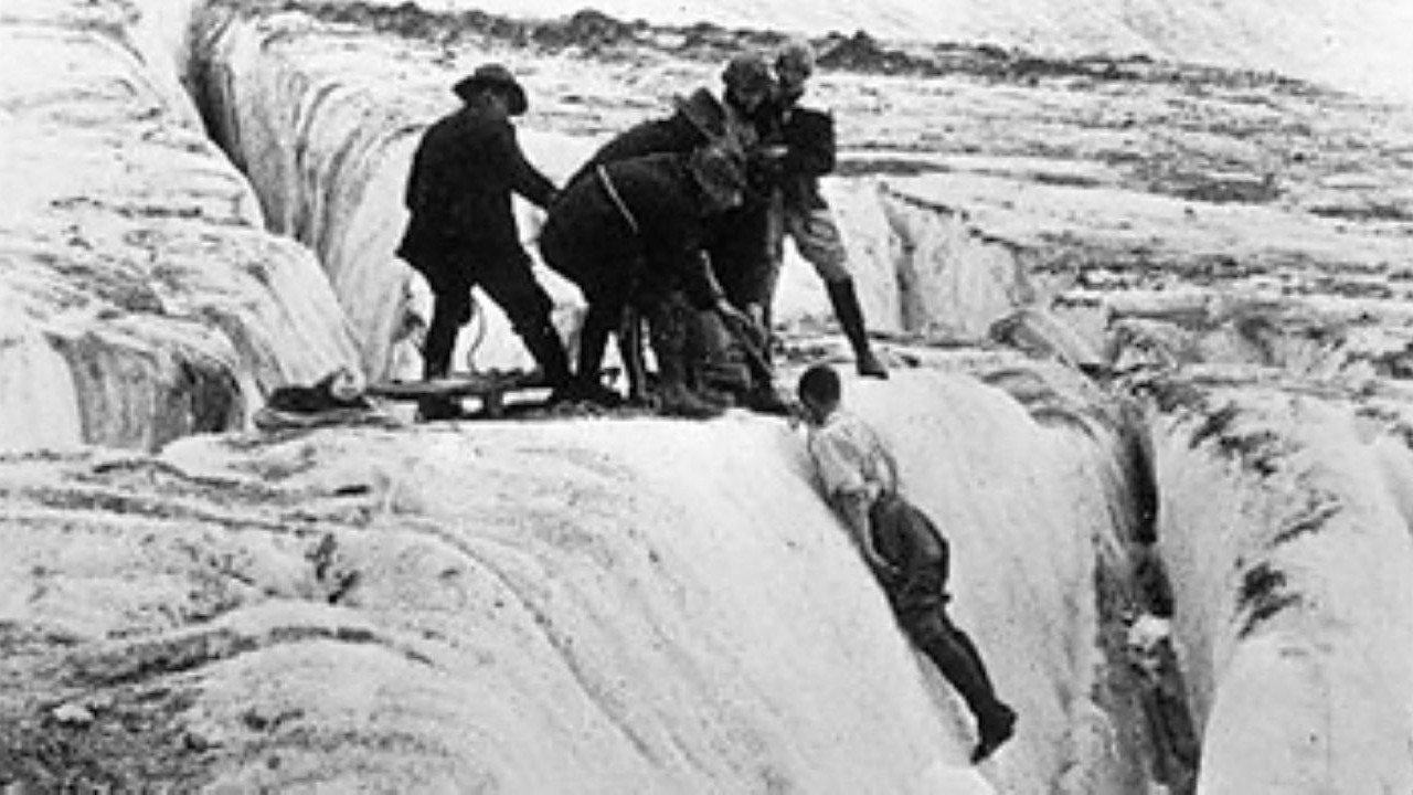 The Mountain Guide 1918 movie scene