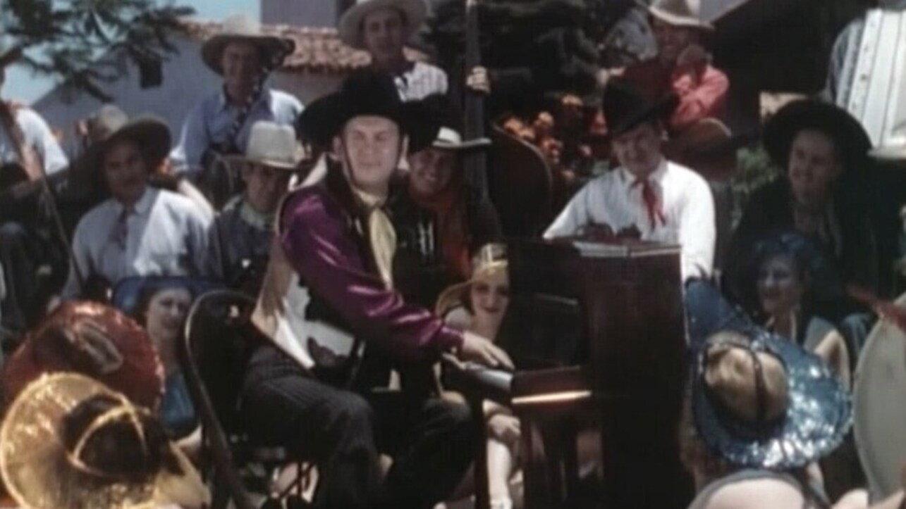 Sunkist Stars at Palm Springs 1936 movie scene