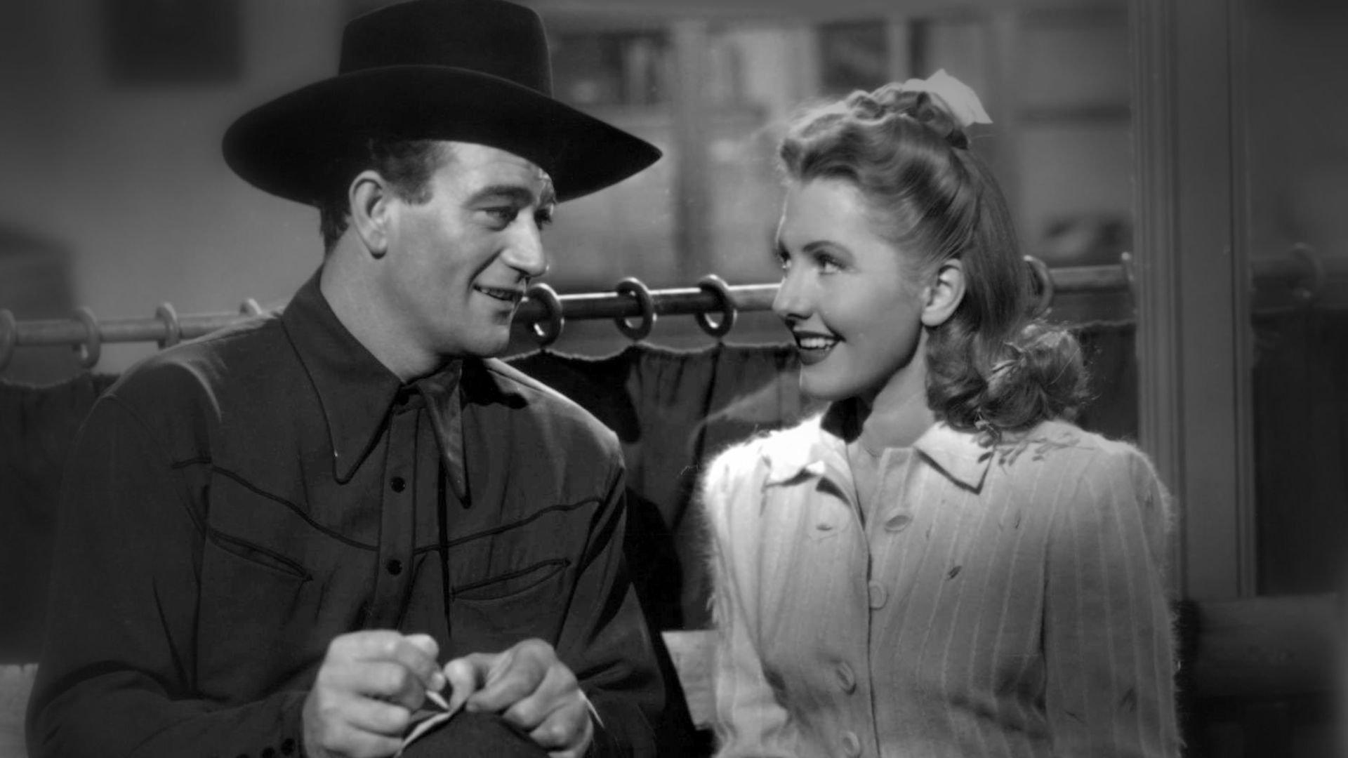 A Lady Takes a Chance 1943 movie scene