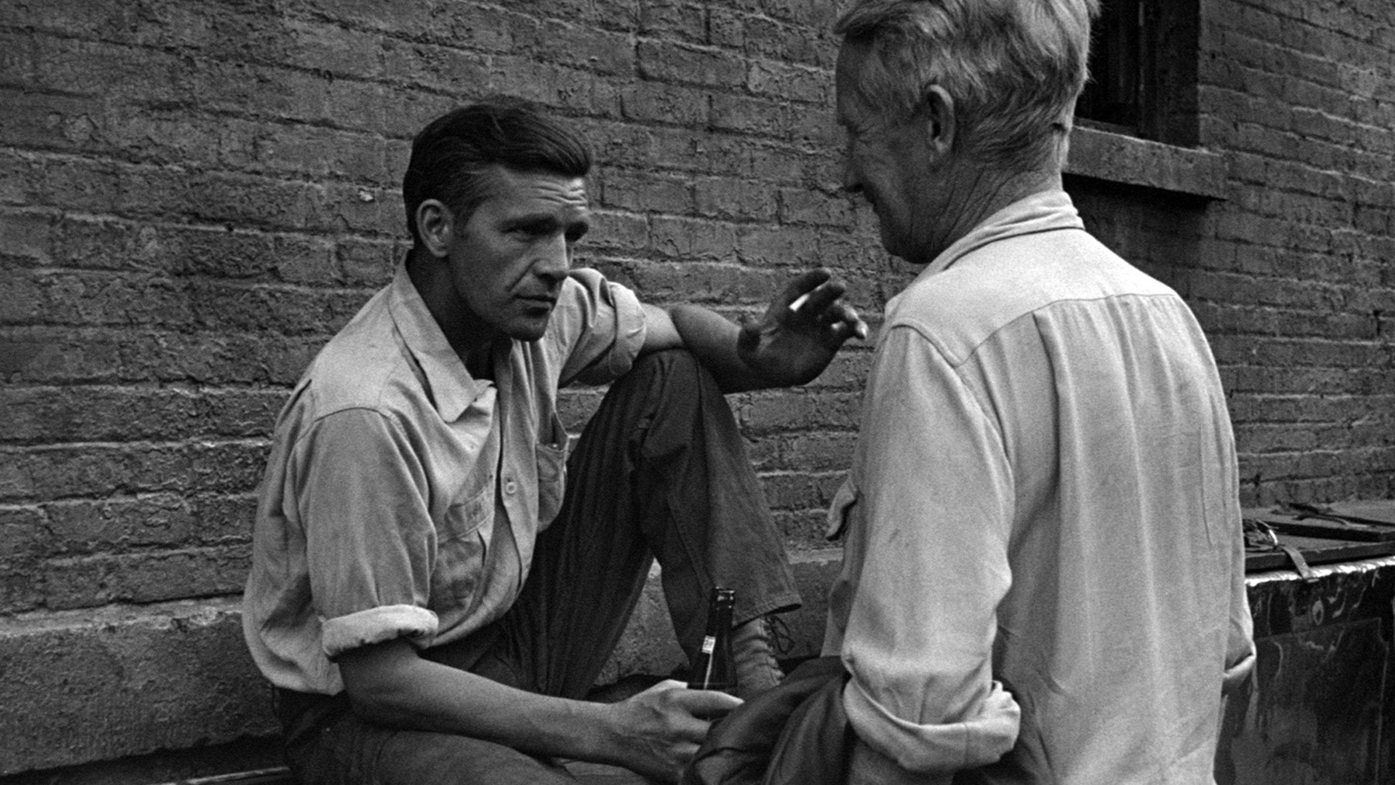 On the Bowery 1957 movie scene