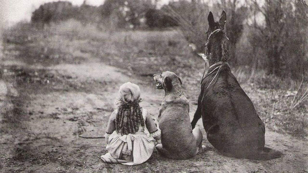 Through the Back Door 1921 movie scene