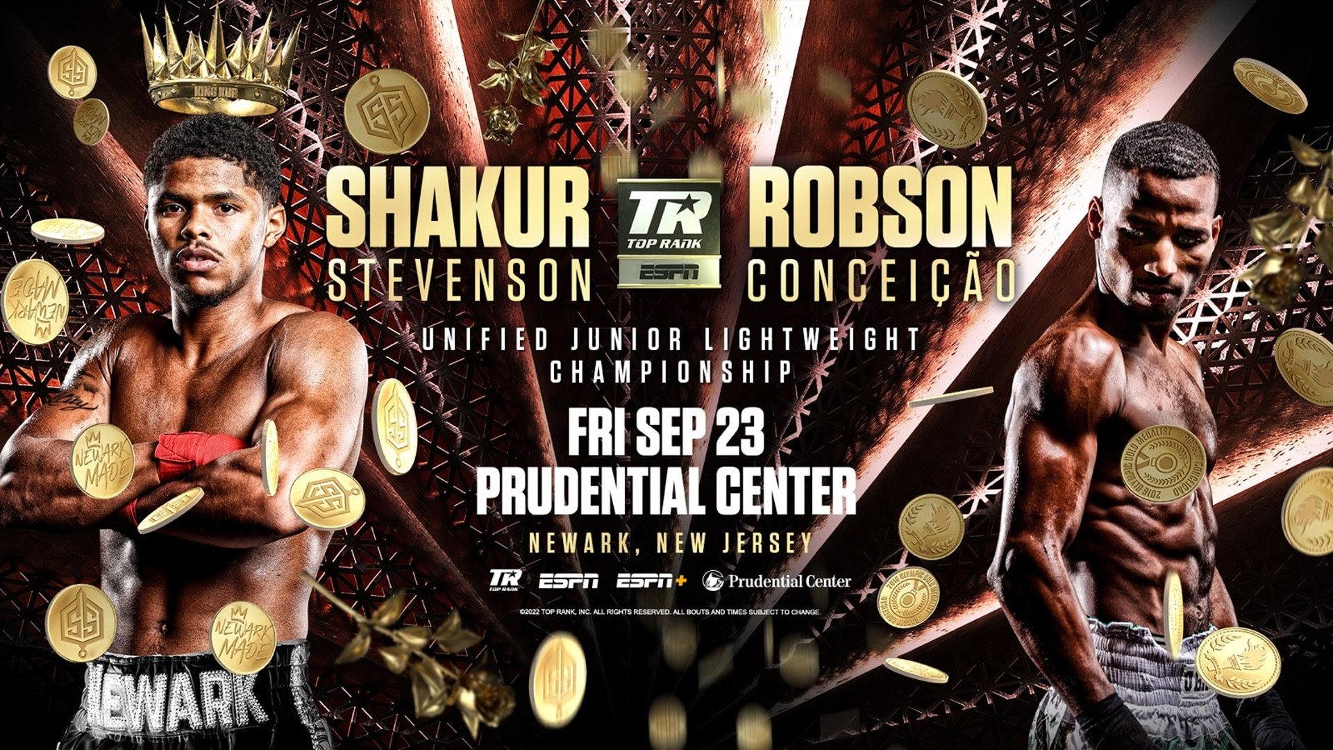Shakur Stevenson vs. Robson Conceicao 2022 movie scene