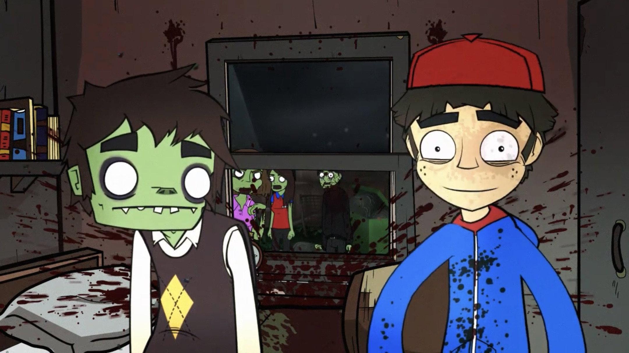Nate and Steve vs. Zombies 2013 movie scene
