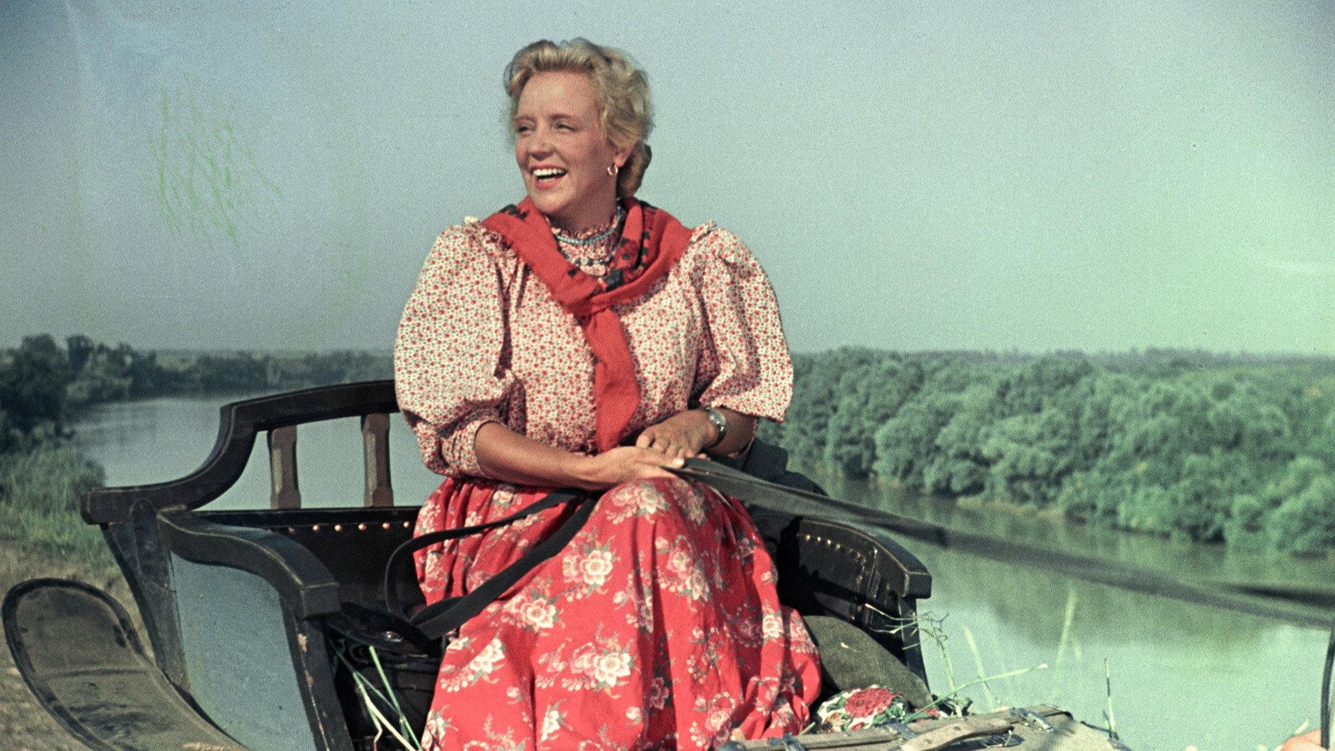 Cossacks of the Kuban 1950 movie scene