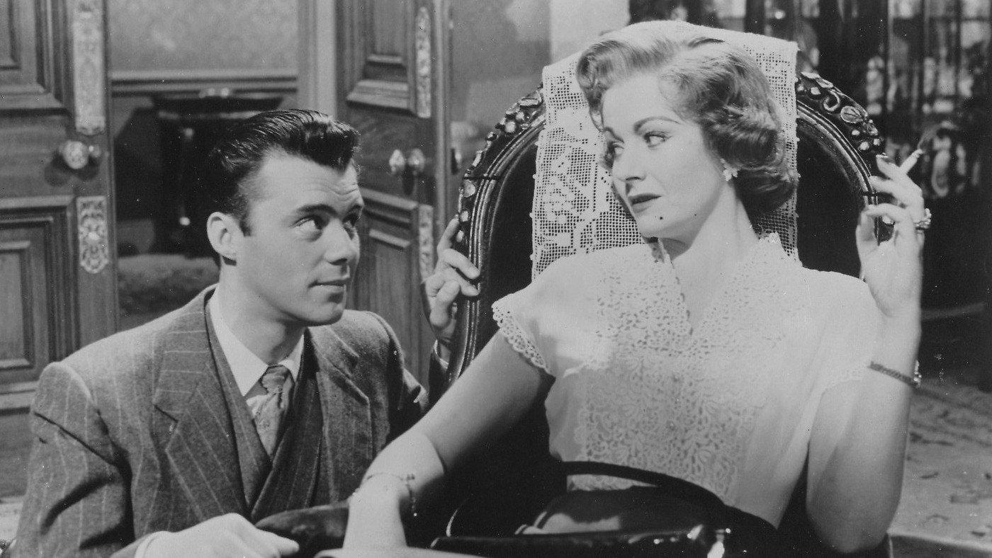 Cast a Dark Shadow 1955 movie scene