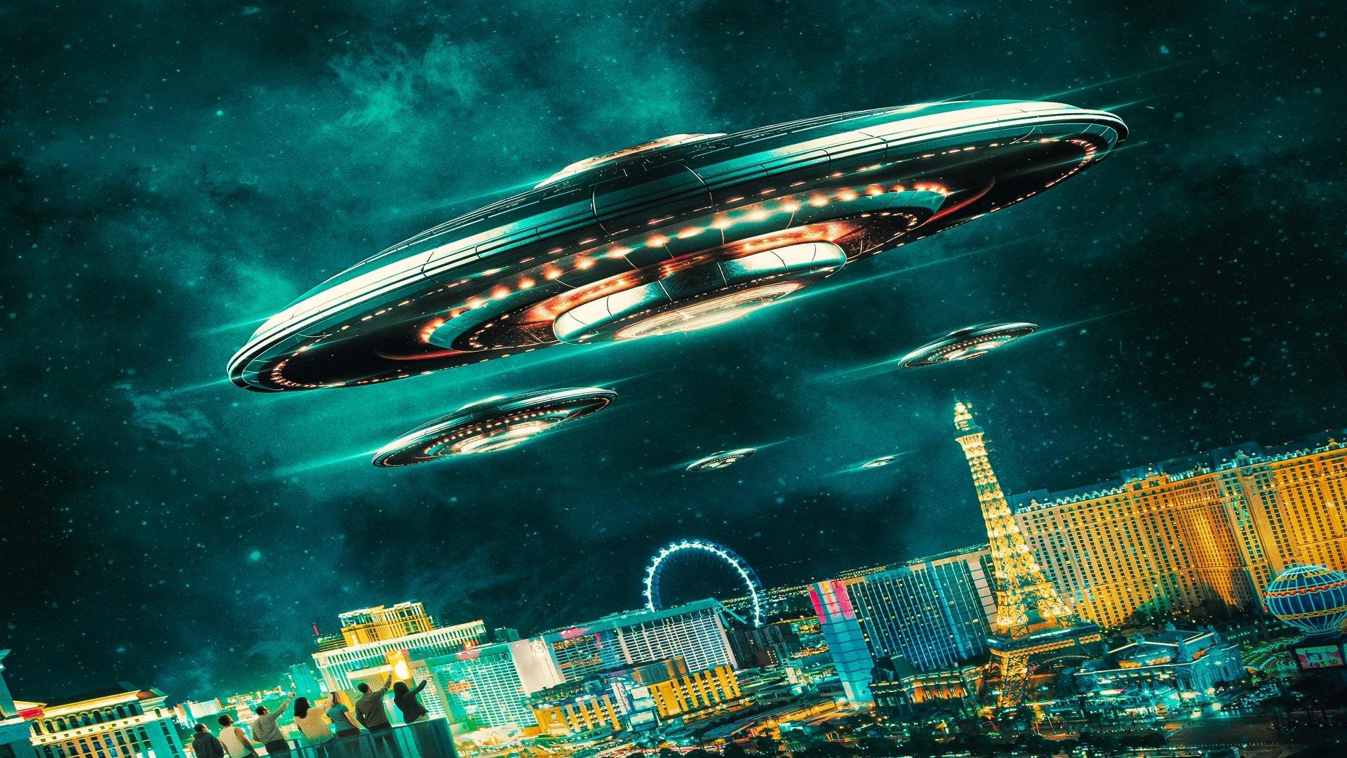 Aliens Uncovered: UFOs Over Vegas 2023 movie scene