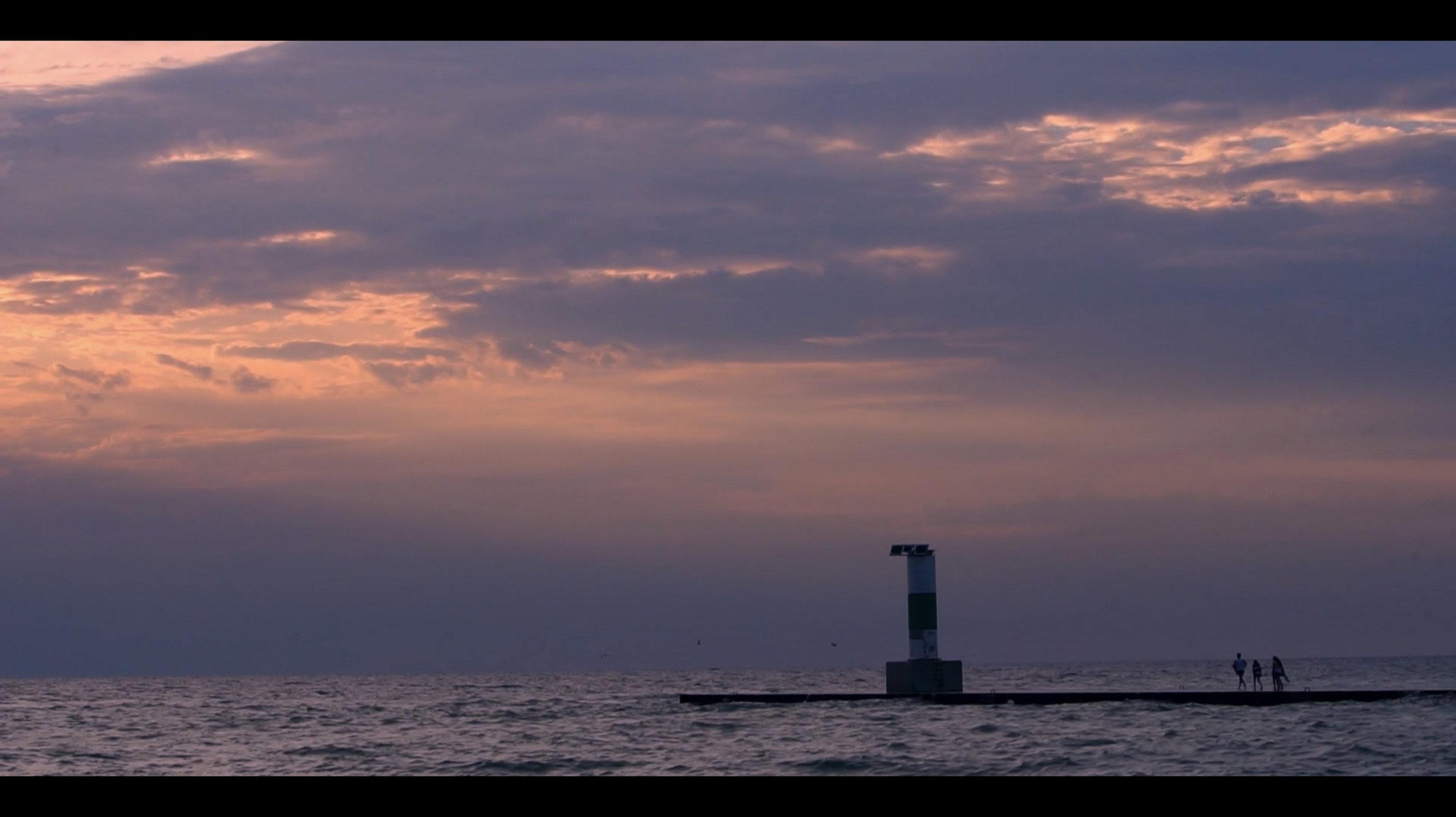 It's Storming on the Lake  movie scene