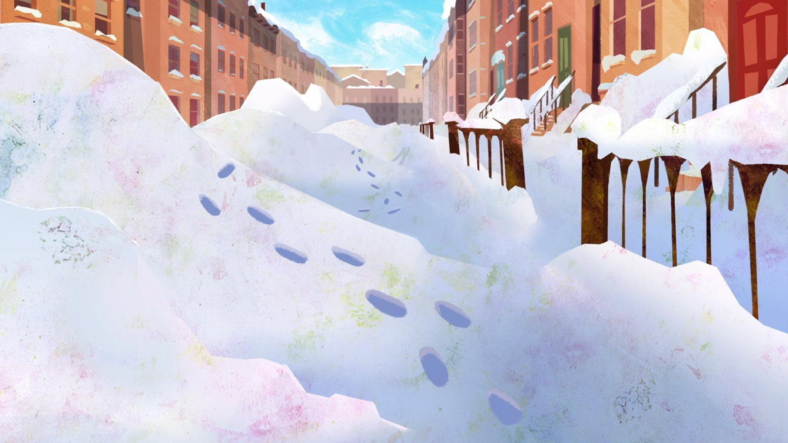 The Snowy Day 2016 movie scene