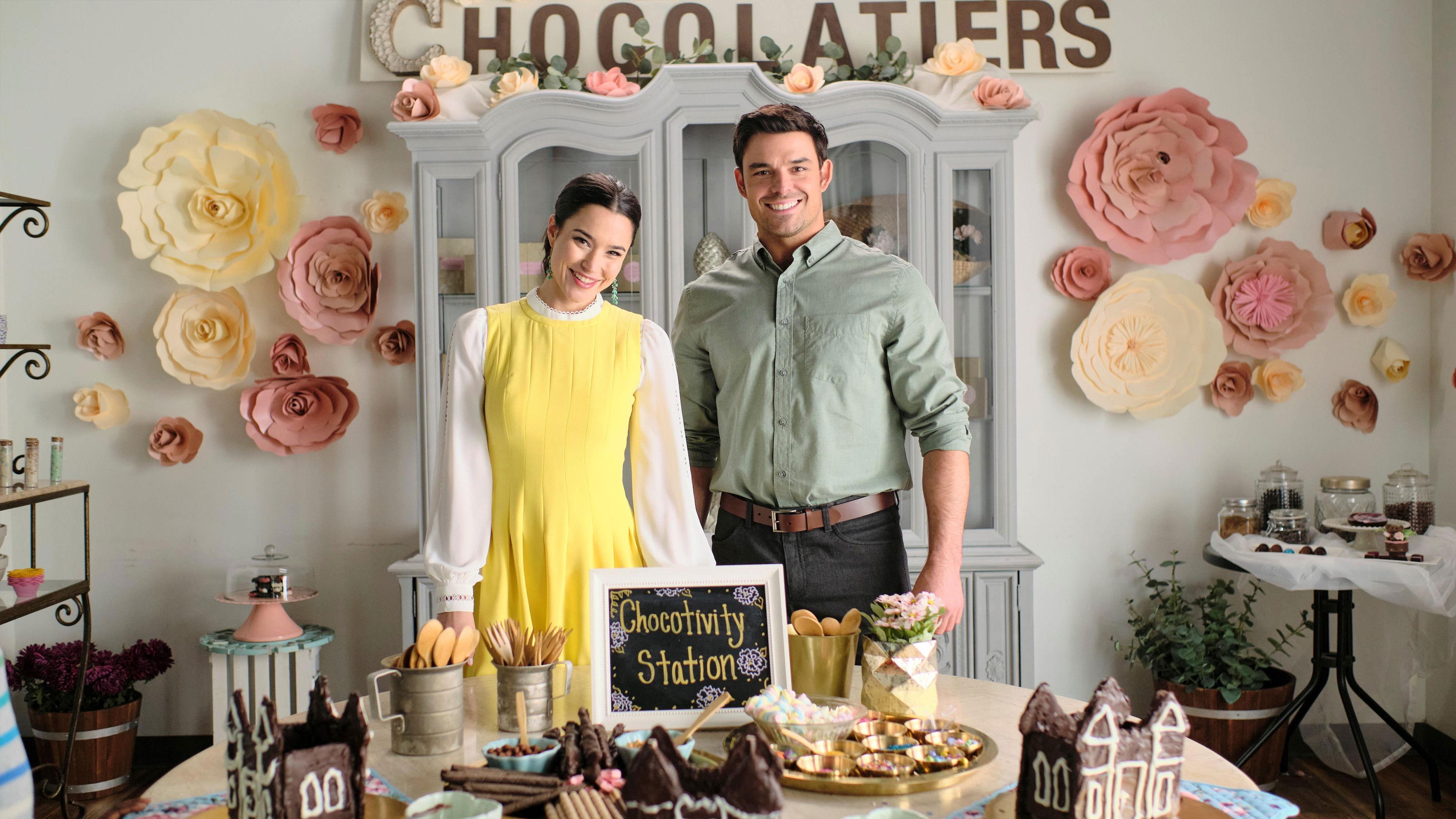 For the Love of Chocolate 2021 movie scene