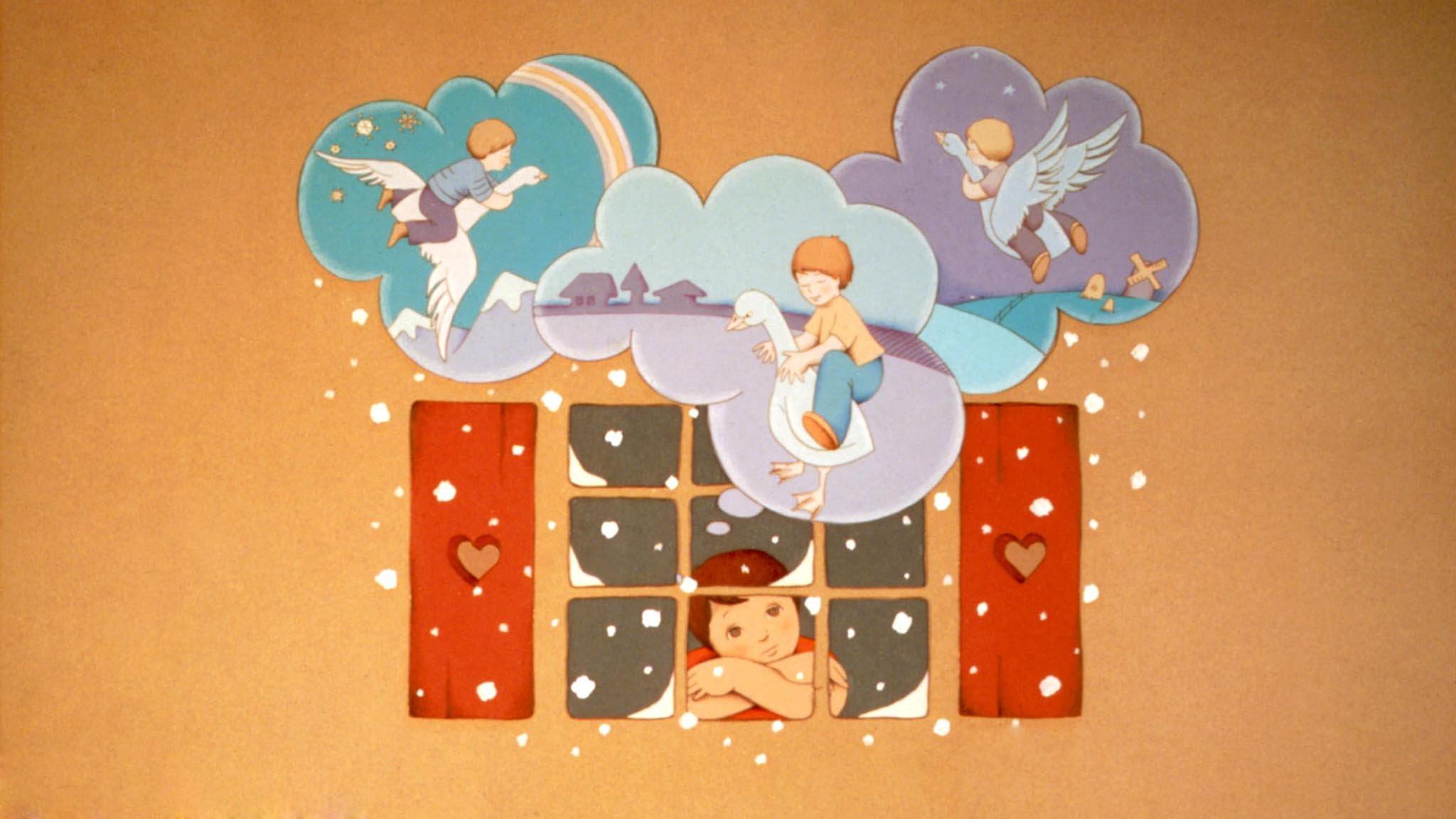 The Boy and the Snow Goose 1984 movie scene