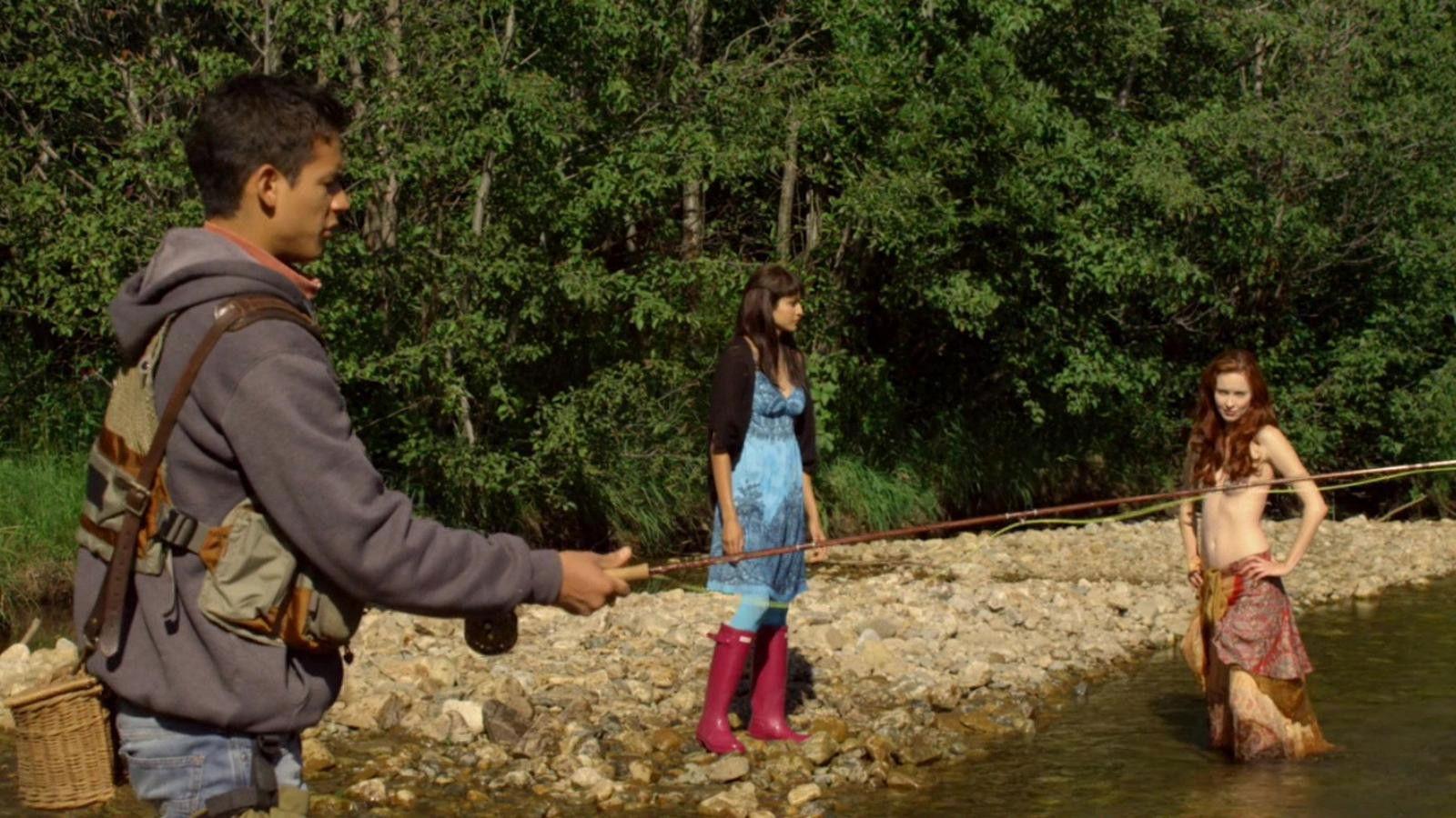 Fishing Naked 2015 movie scene