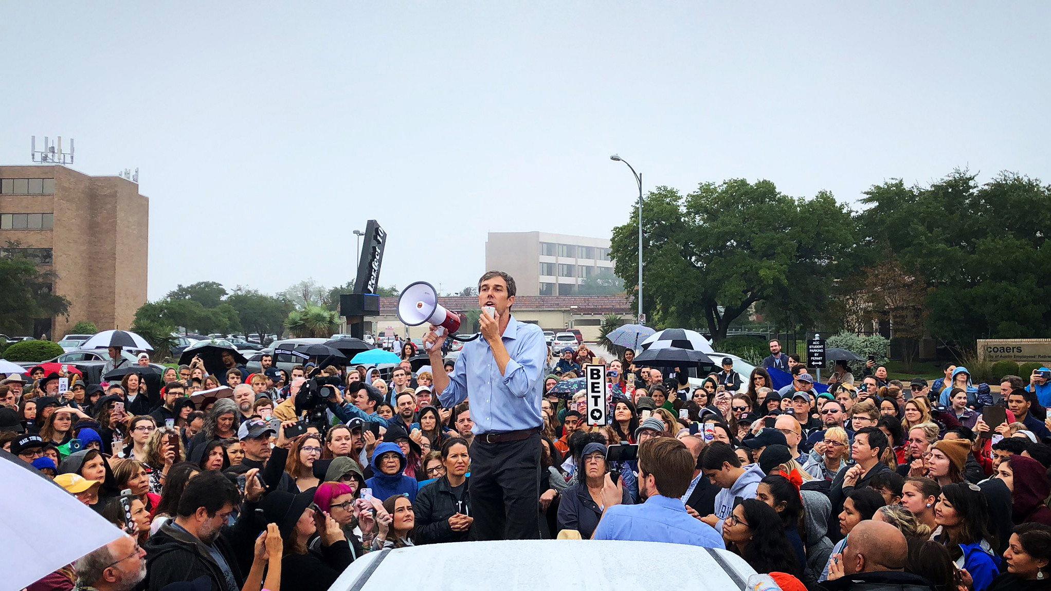 Running with Beto 2019 movie scene