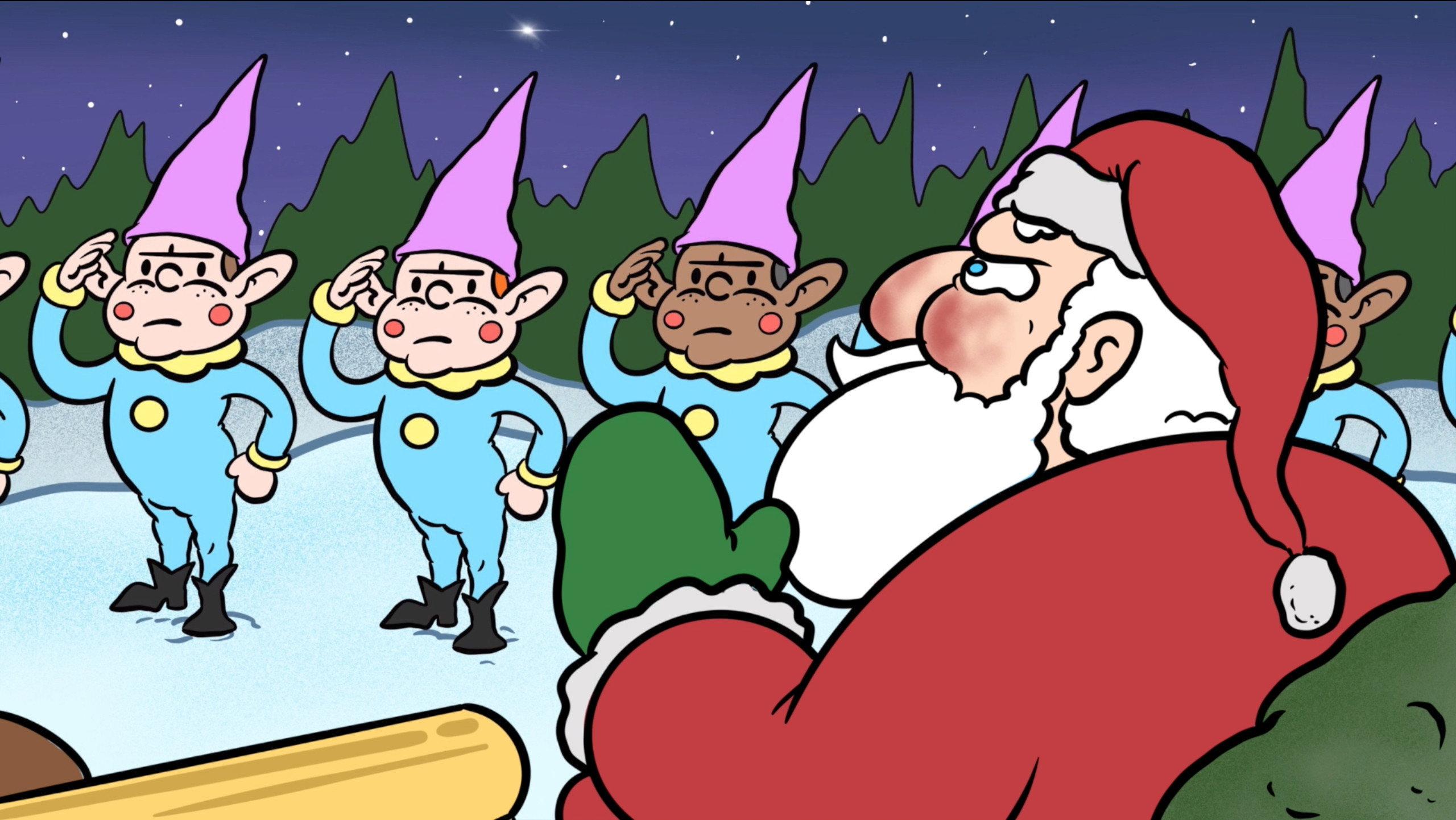 Cease and De-Santa 2020 movie scene