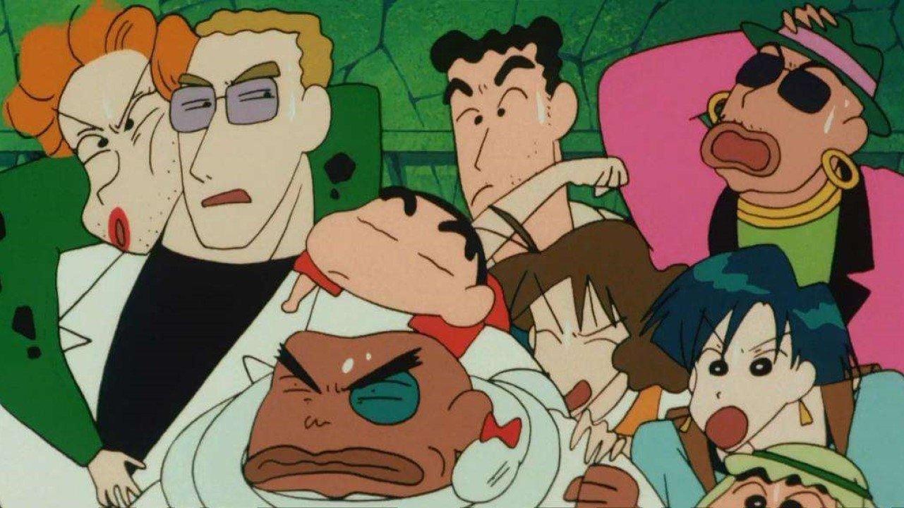 Crayon Shin-chan: The Hidden Treasure of the Buri Buri Kingdom 1994 movie scene