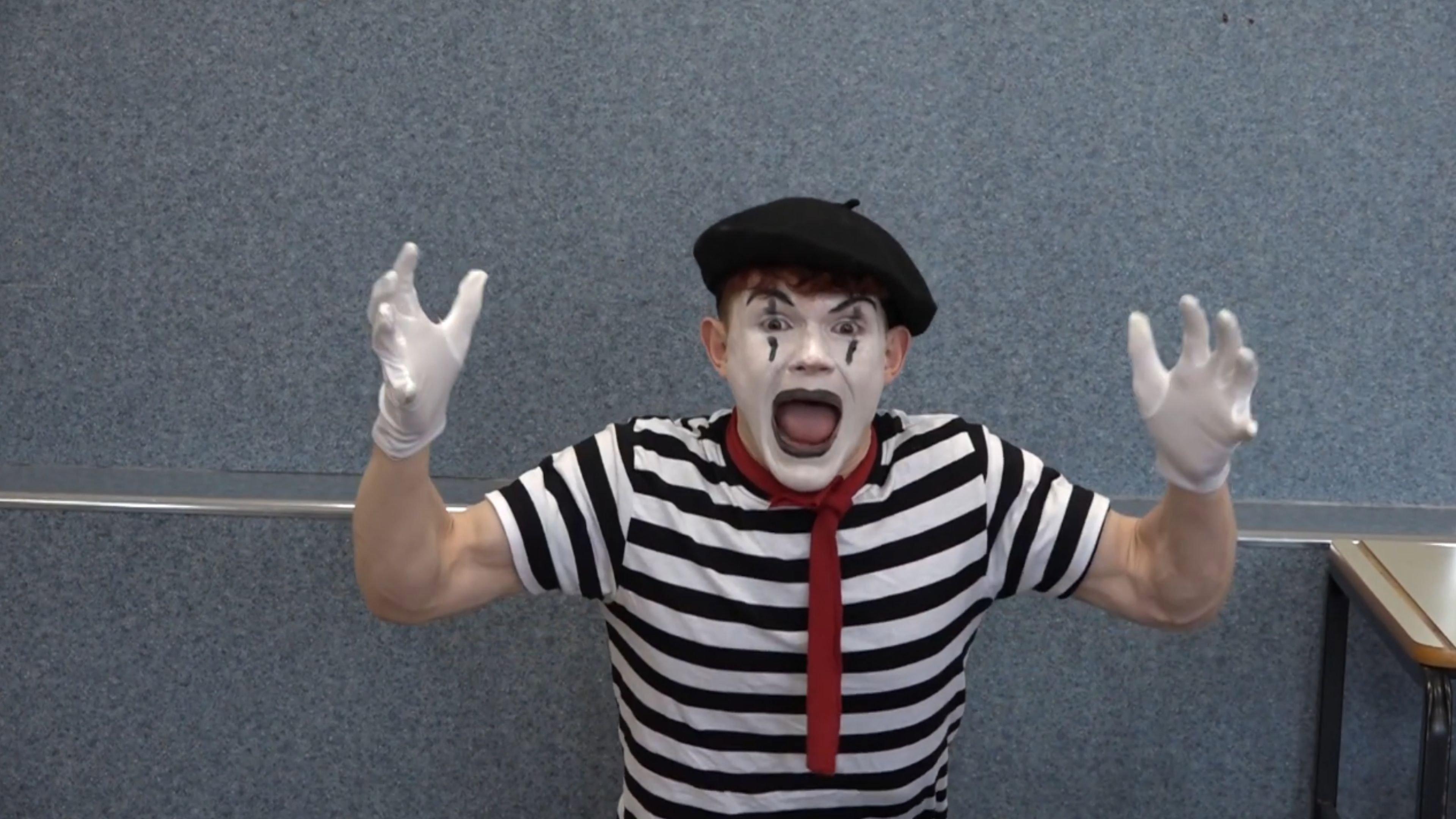 Neither mime, nor reason  movie scene