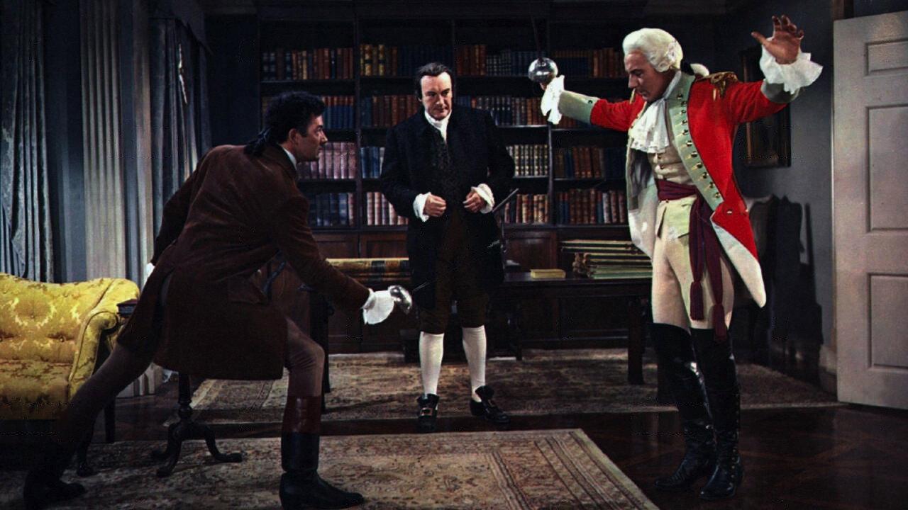 The Scarlet Coat 1955 movie scene