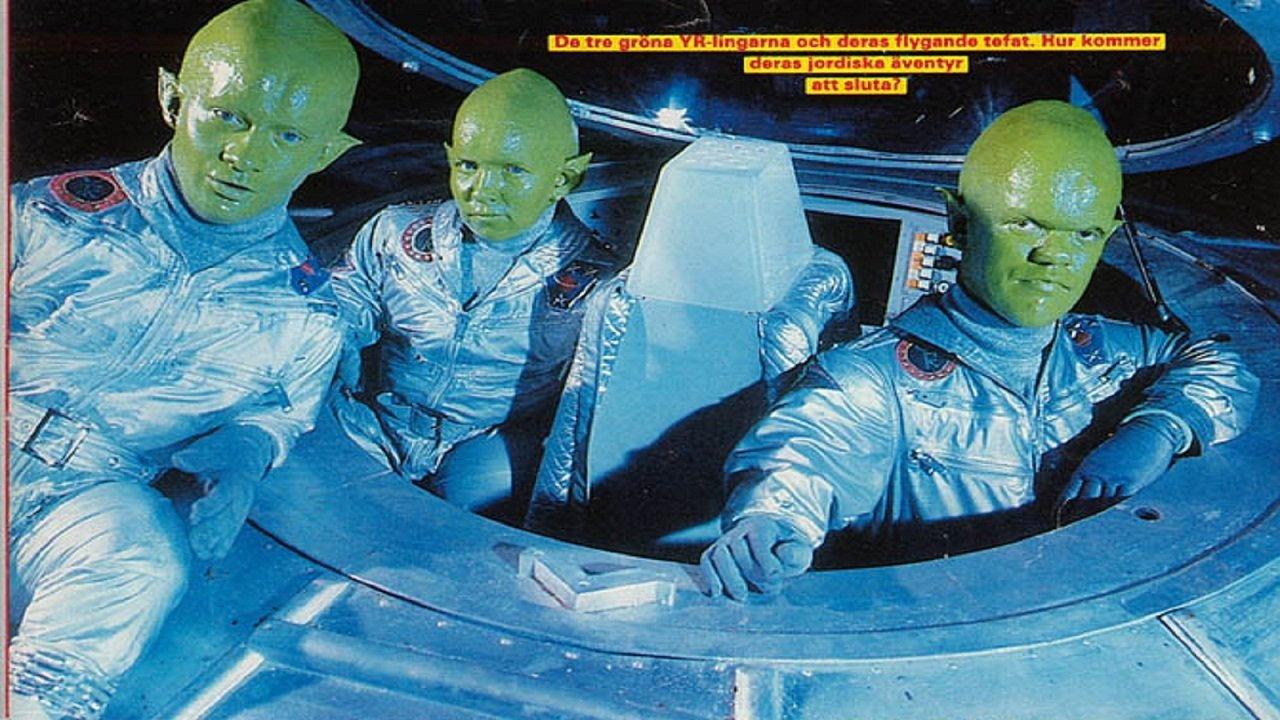 Green Men from Outer Space 1986 movie scene