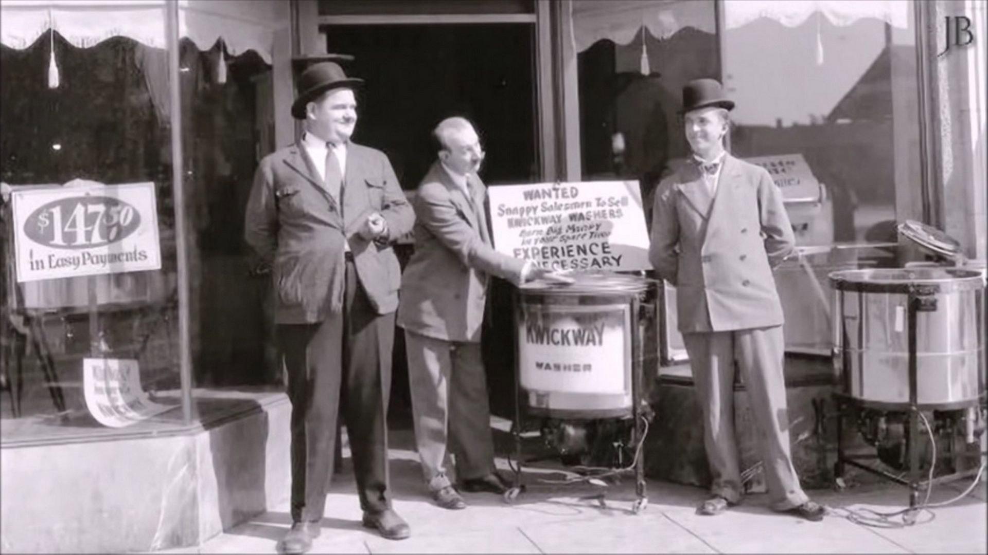 Hats Off 1927 movie scene