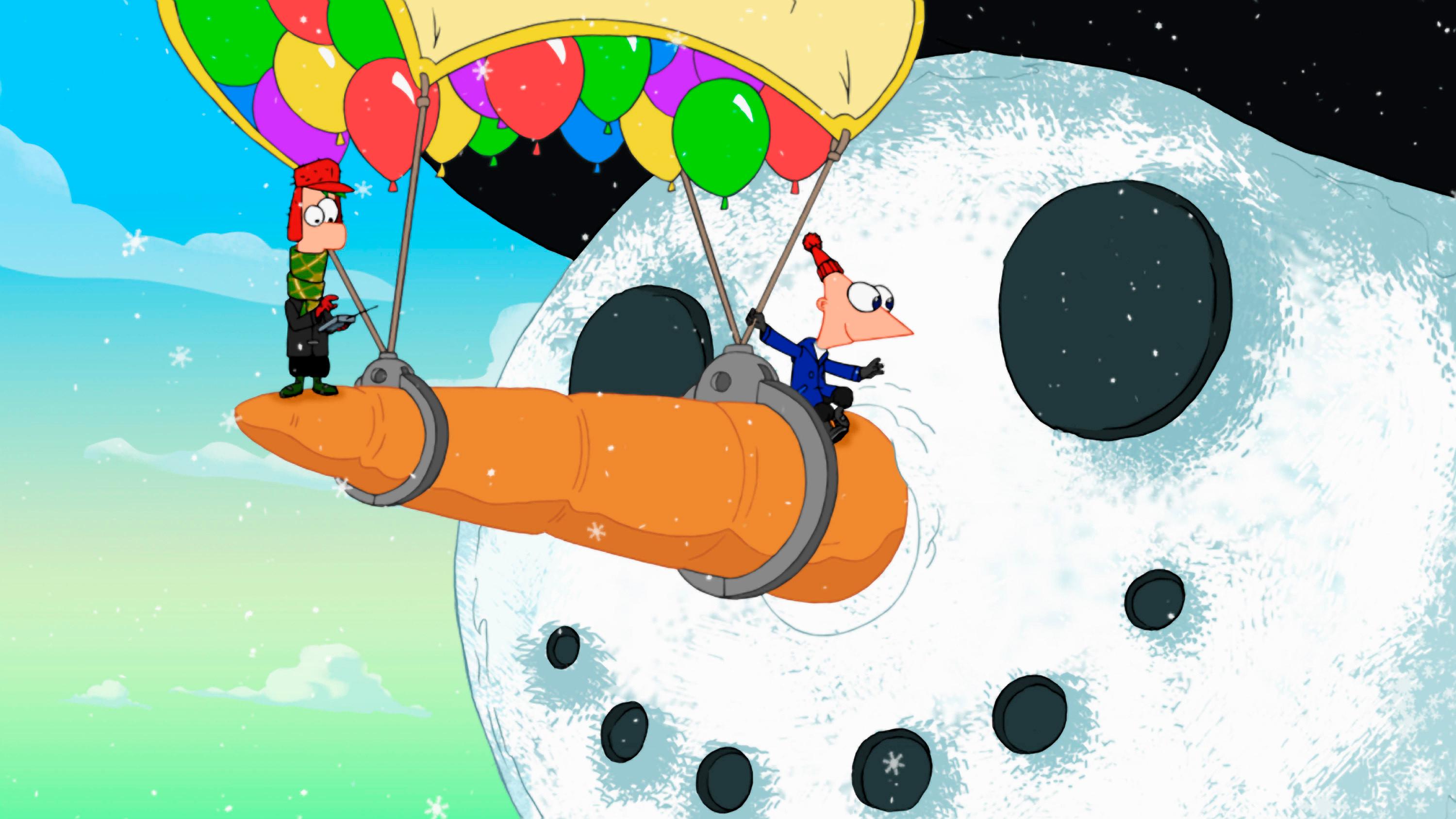 Phineas and Ferb Christmas Vacation! 2009 movie scene