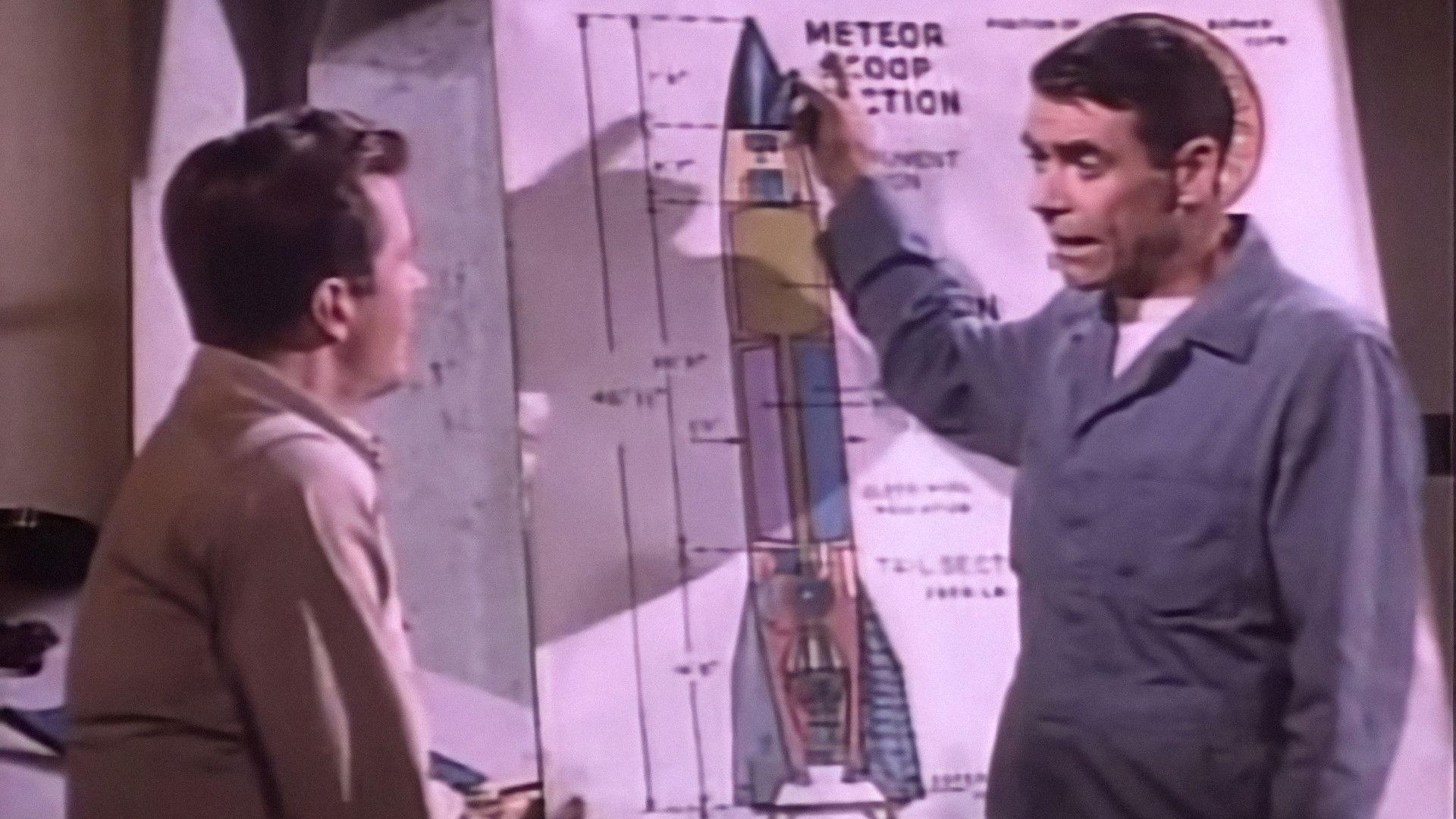 Riders to the Stars 1954 movie scene