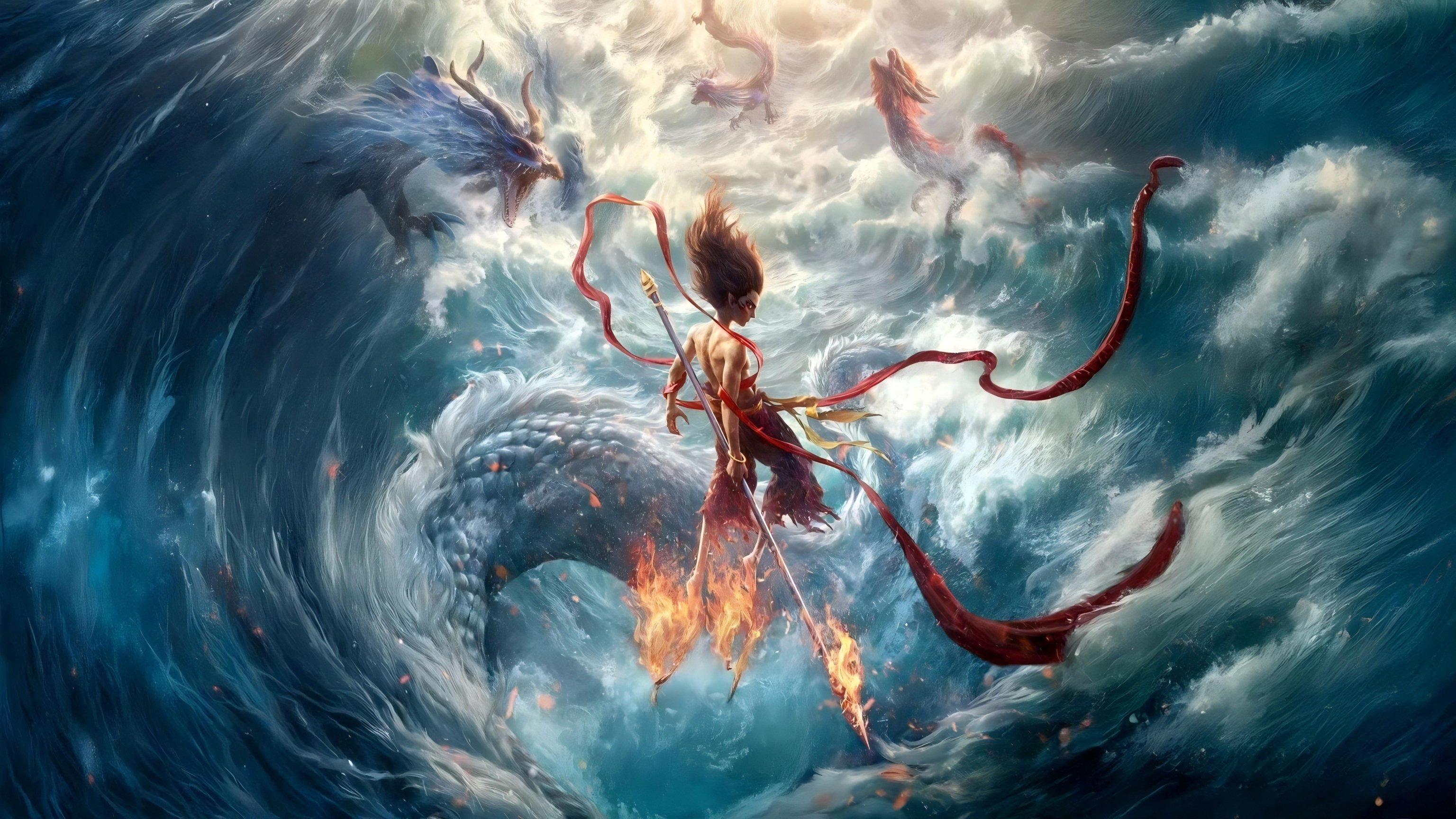 Ne Zha 2 2025 movie scene