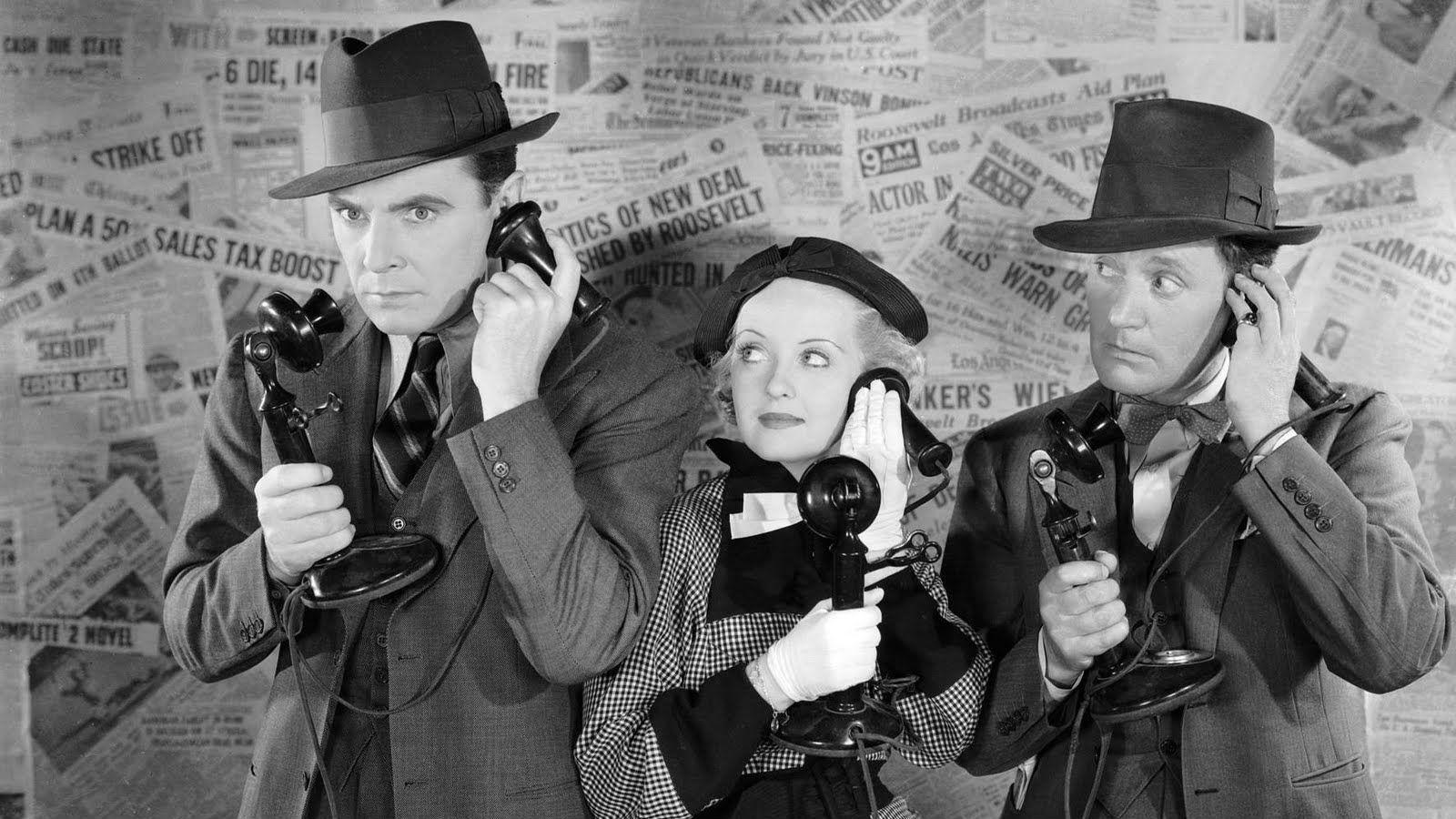 Front Page Woman 1935 movie scene
